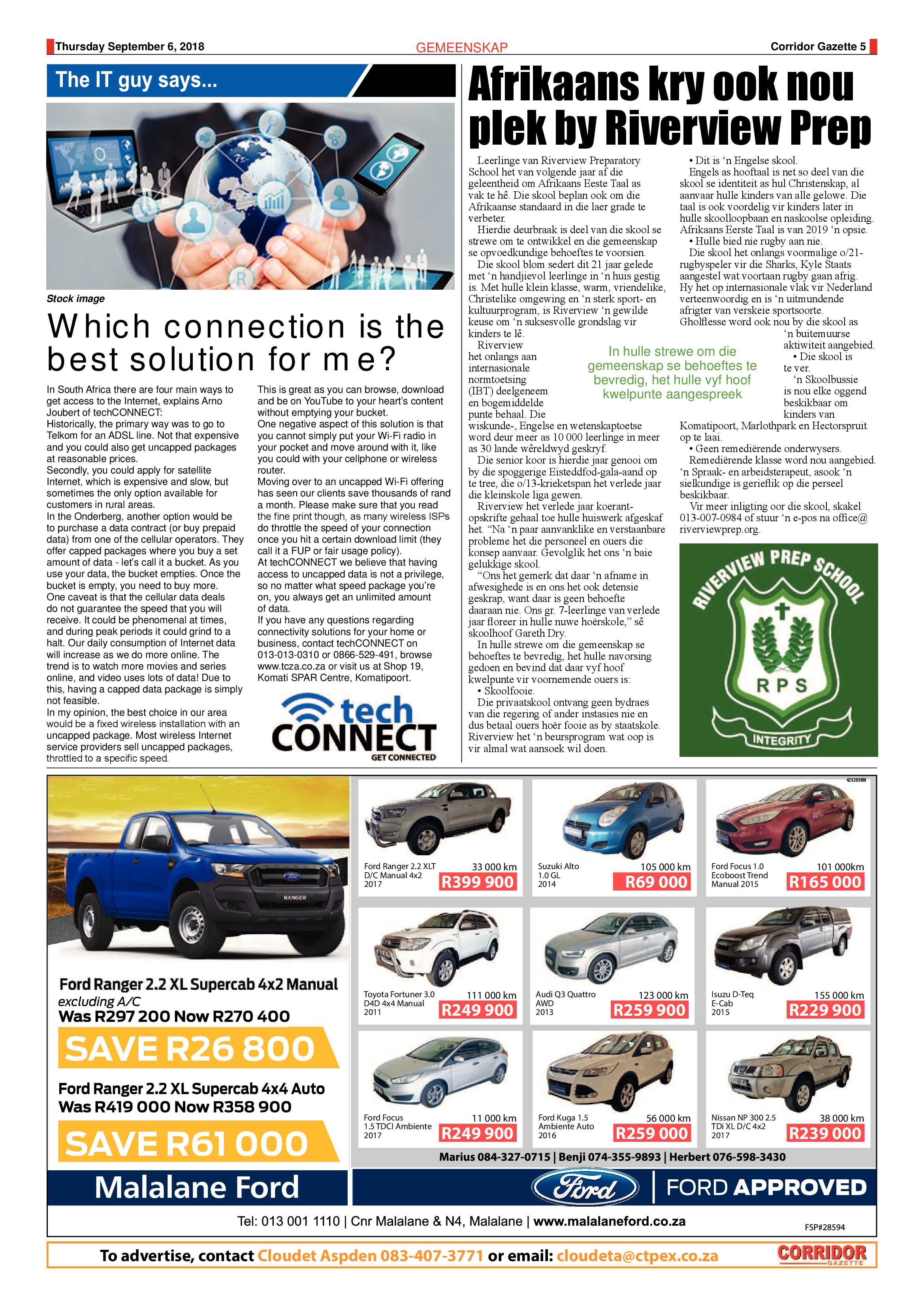 Corridor Gazette 06 September 2018 page 5