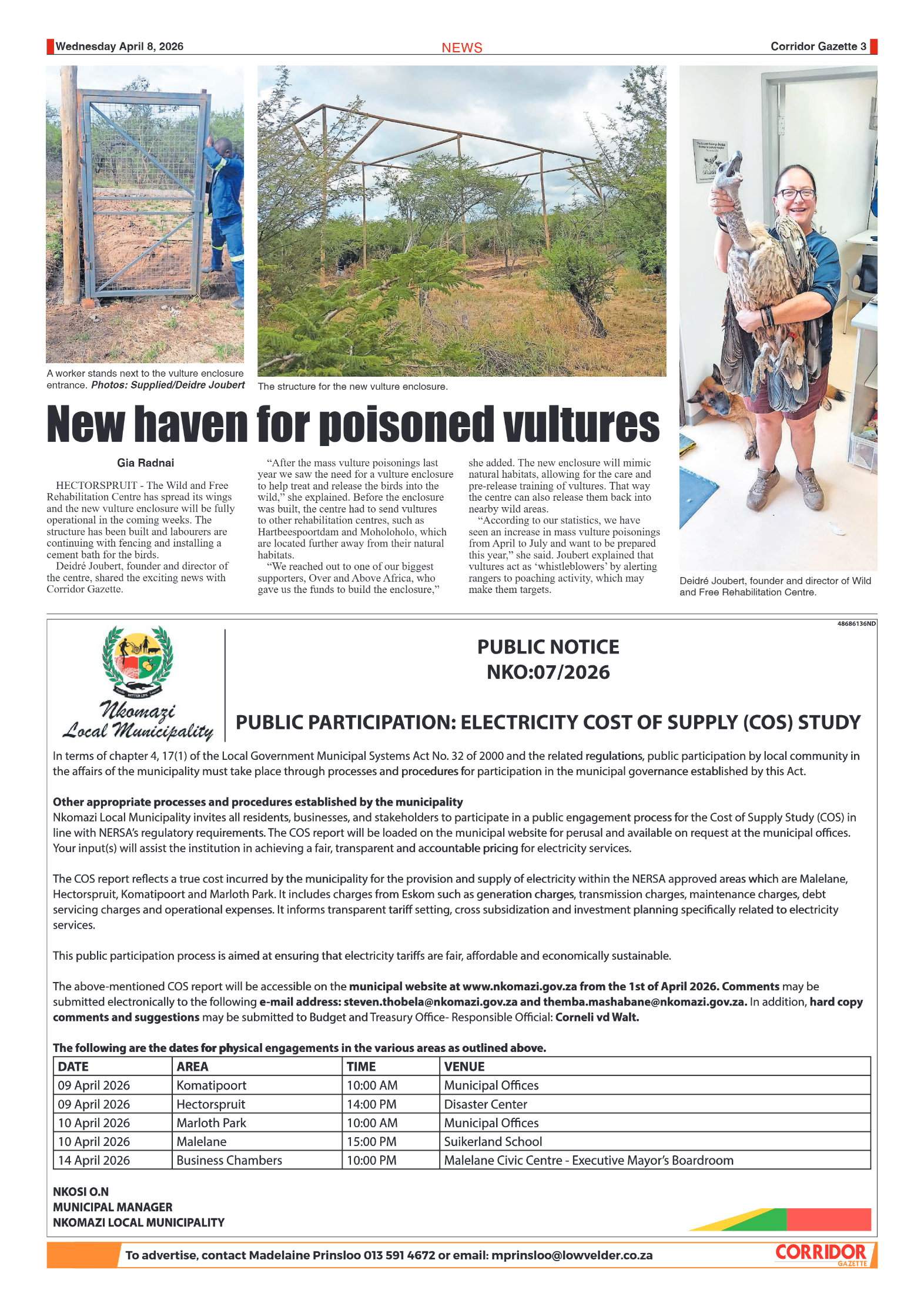 Corridor Gazette 08 April 2026 page 3
