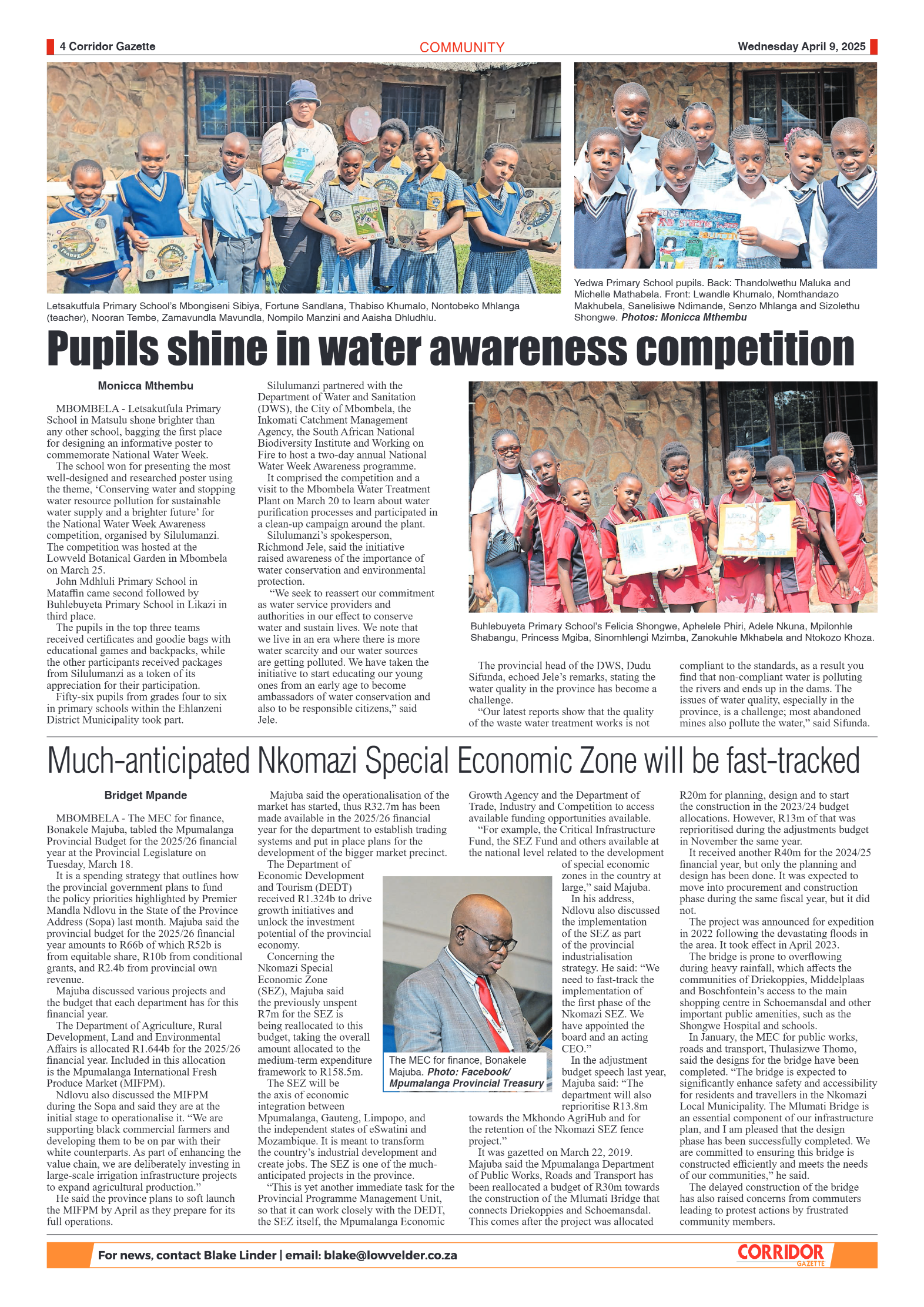 Corridor Gazette 09 April 2025 page 4