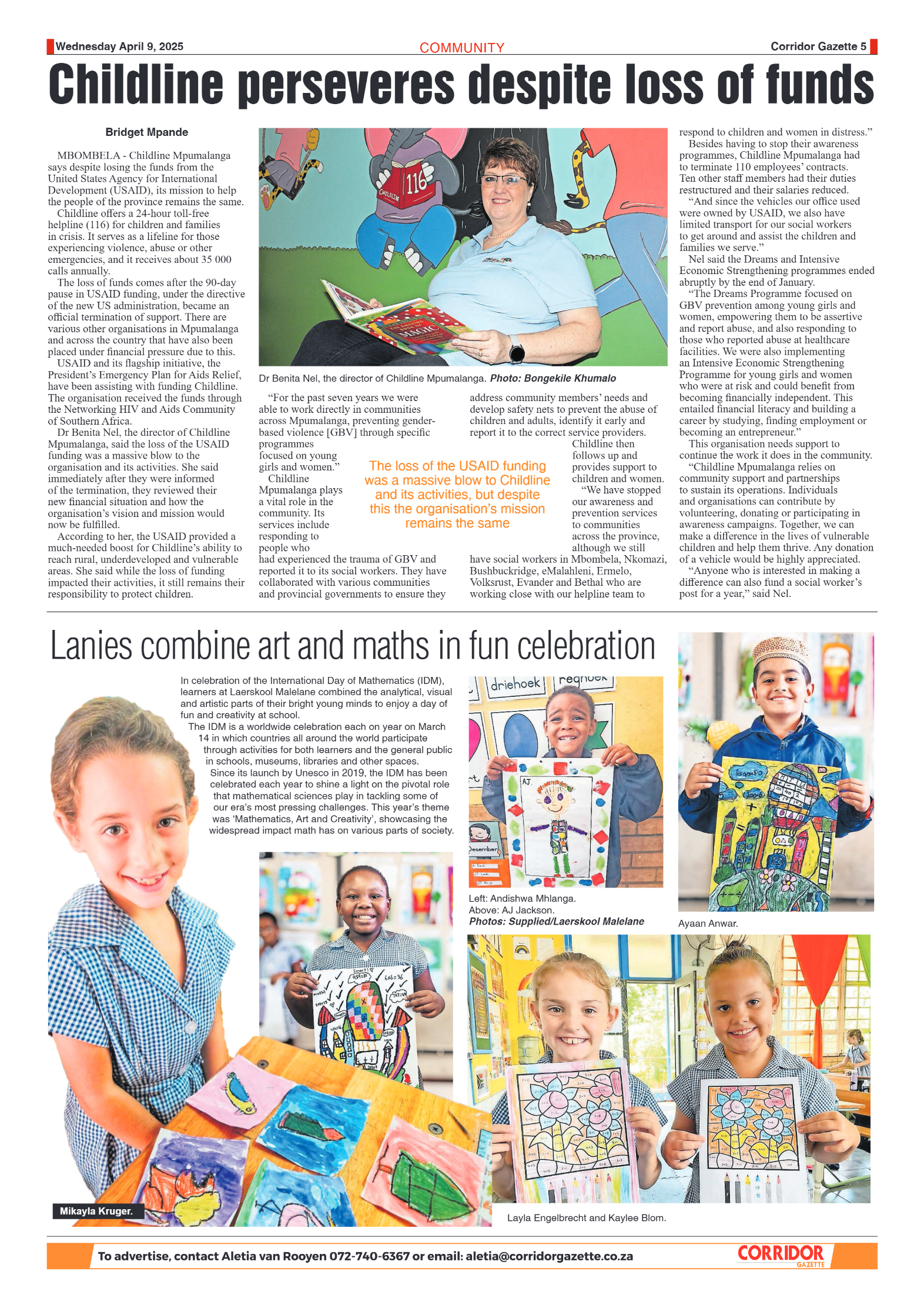 Corridor Gazette 09 April 2025 page 5