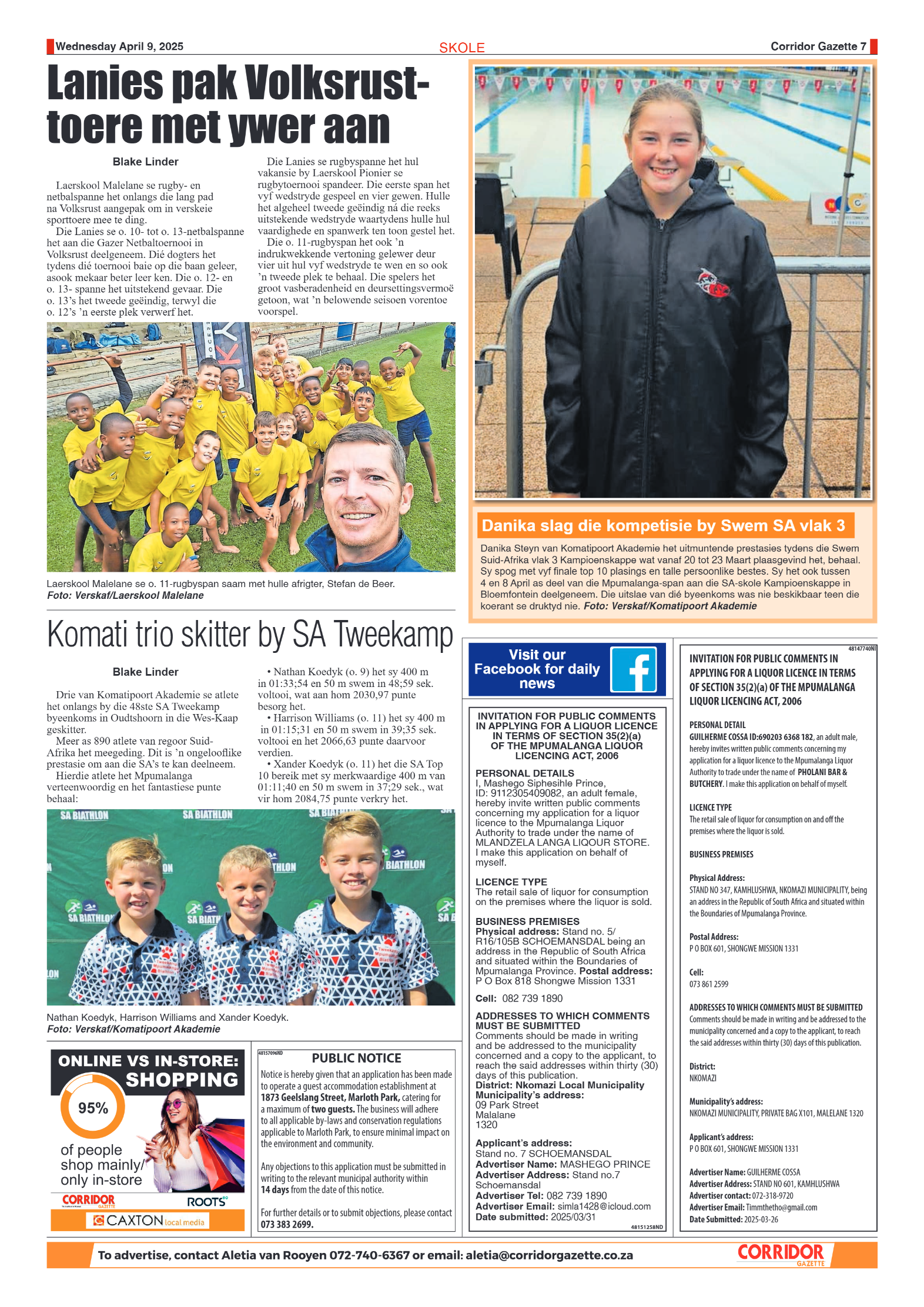 Corridor Gazette 09 April 2025 page 7