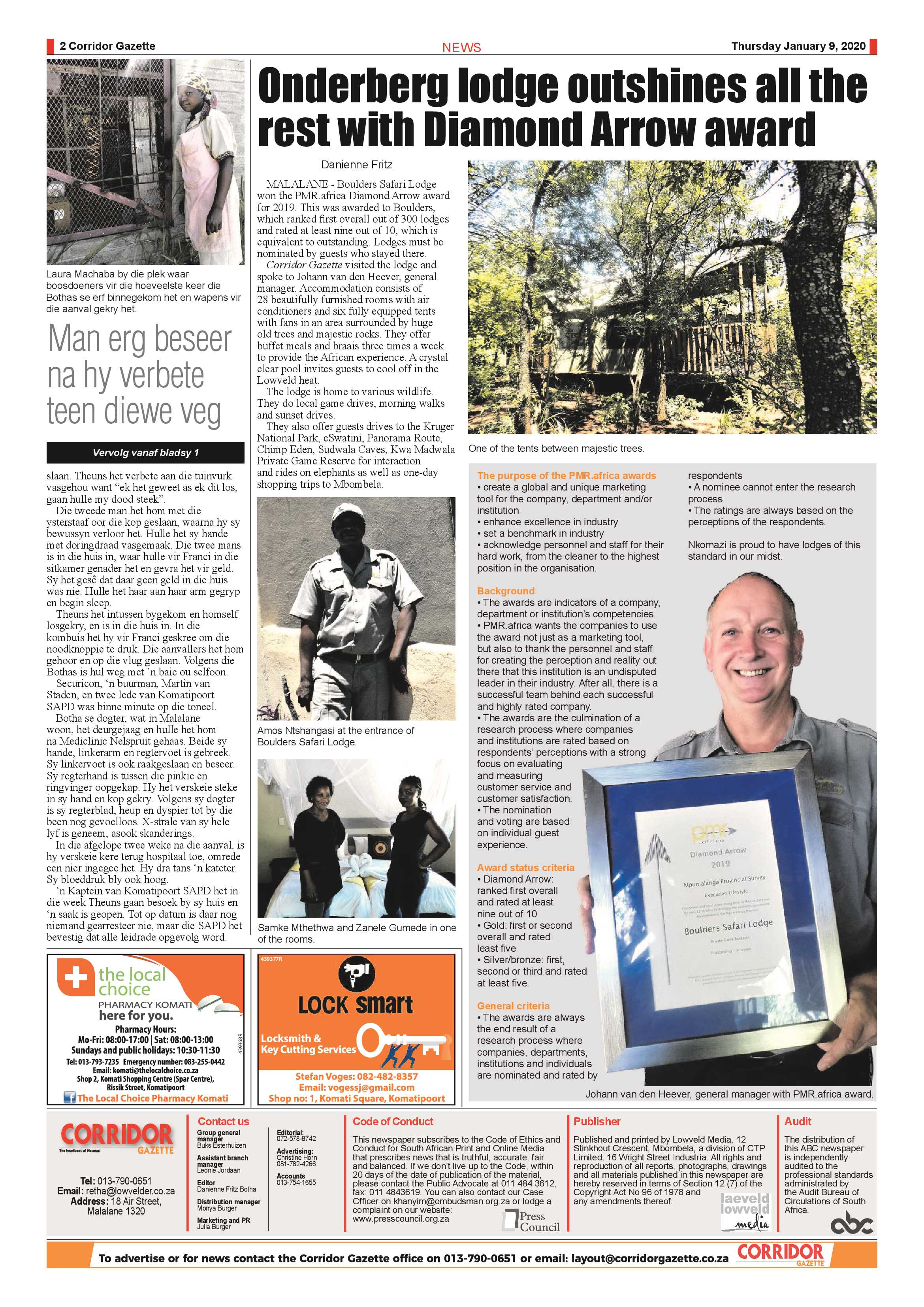 Corridor Gazette 09 January 2020 page 2