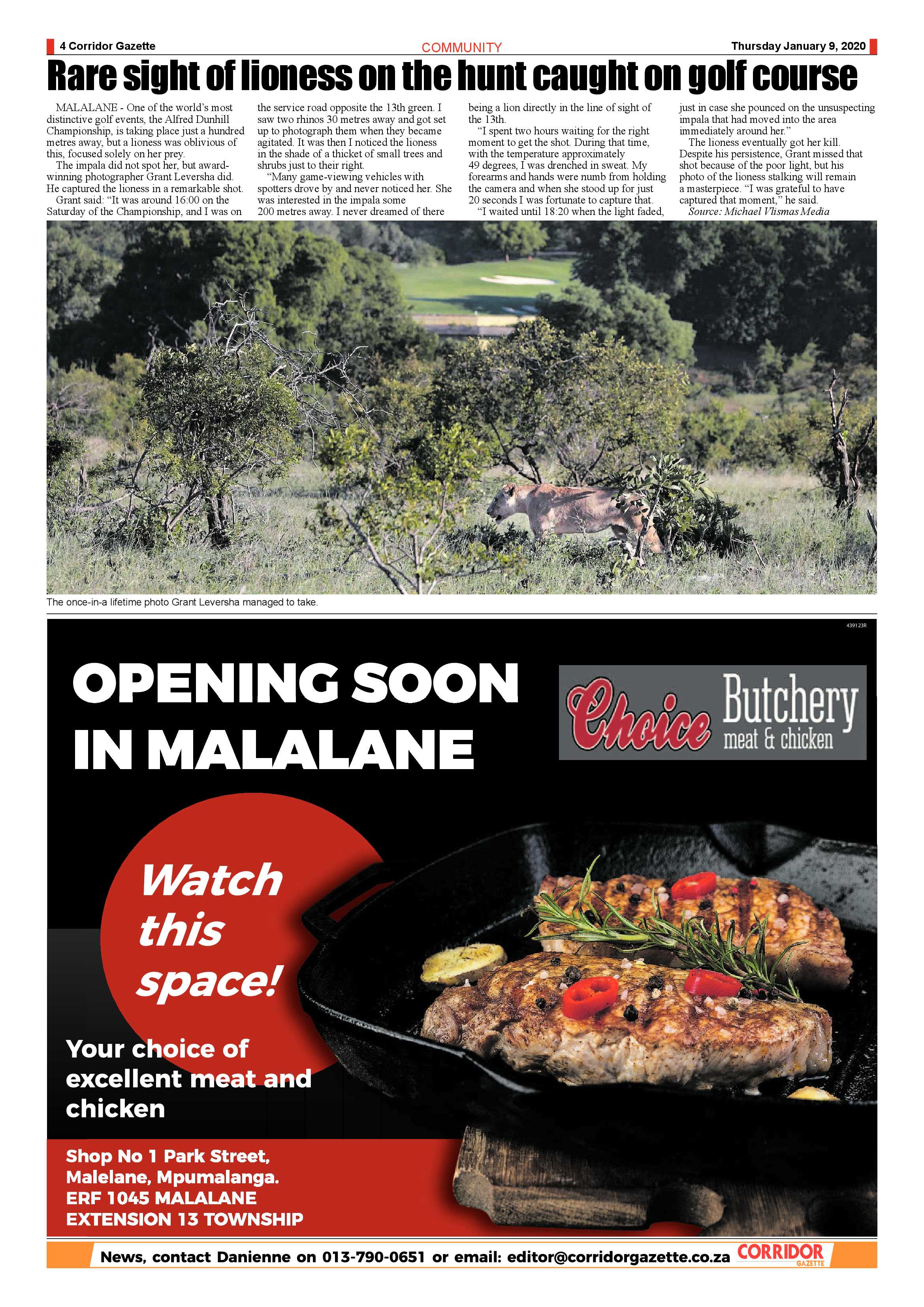 Corridor Gazette 09 January 2020 page 4