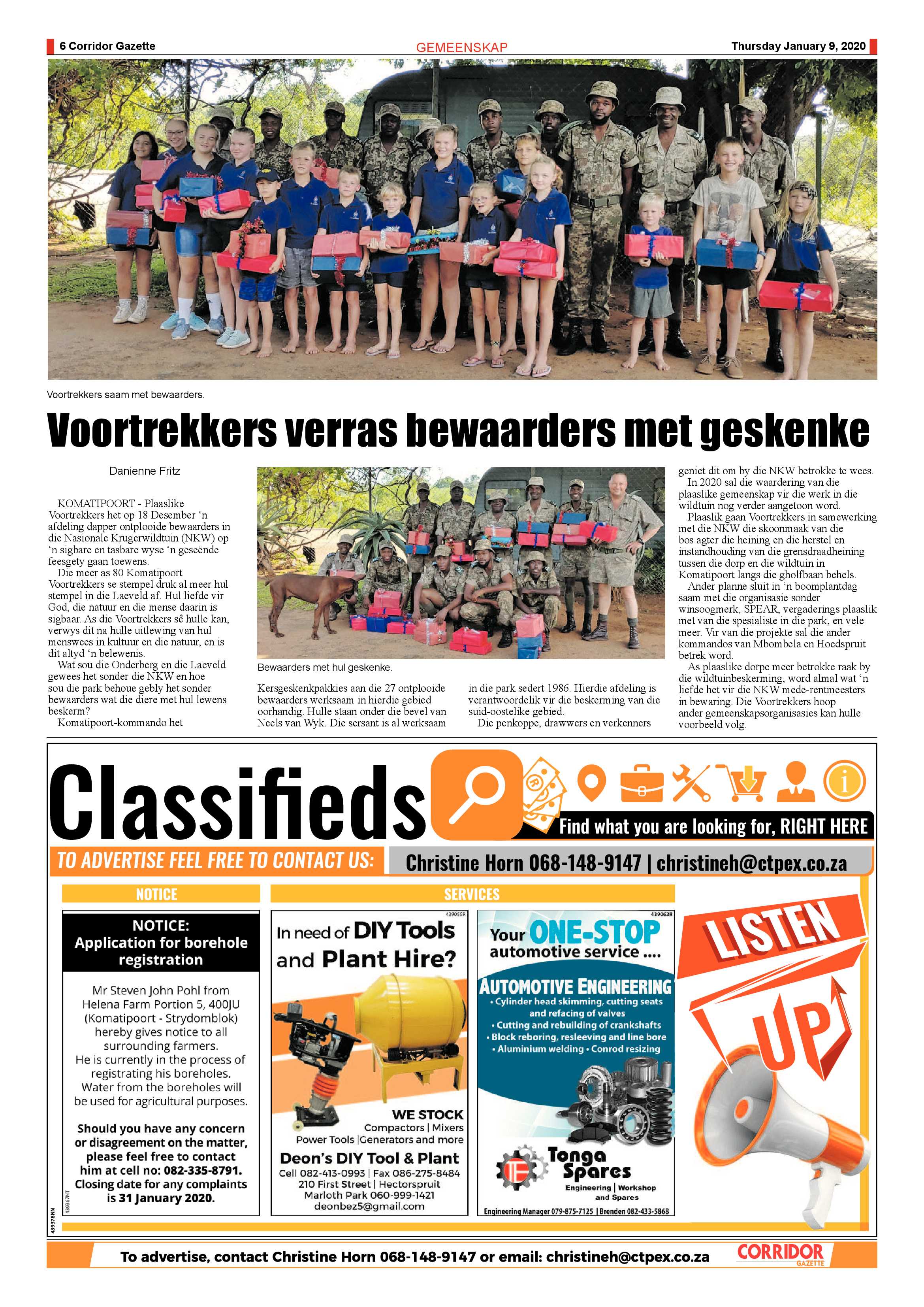 Corridor Gazette 09 January 2020 page 6