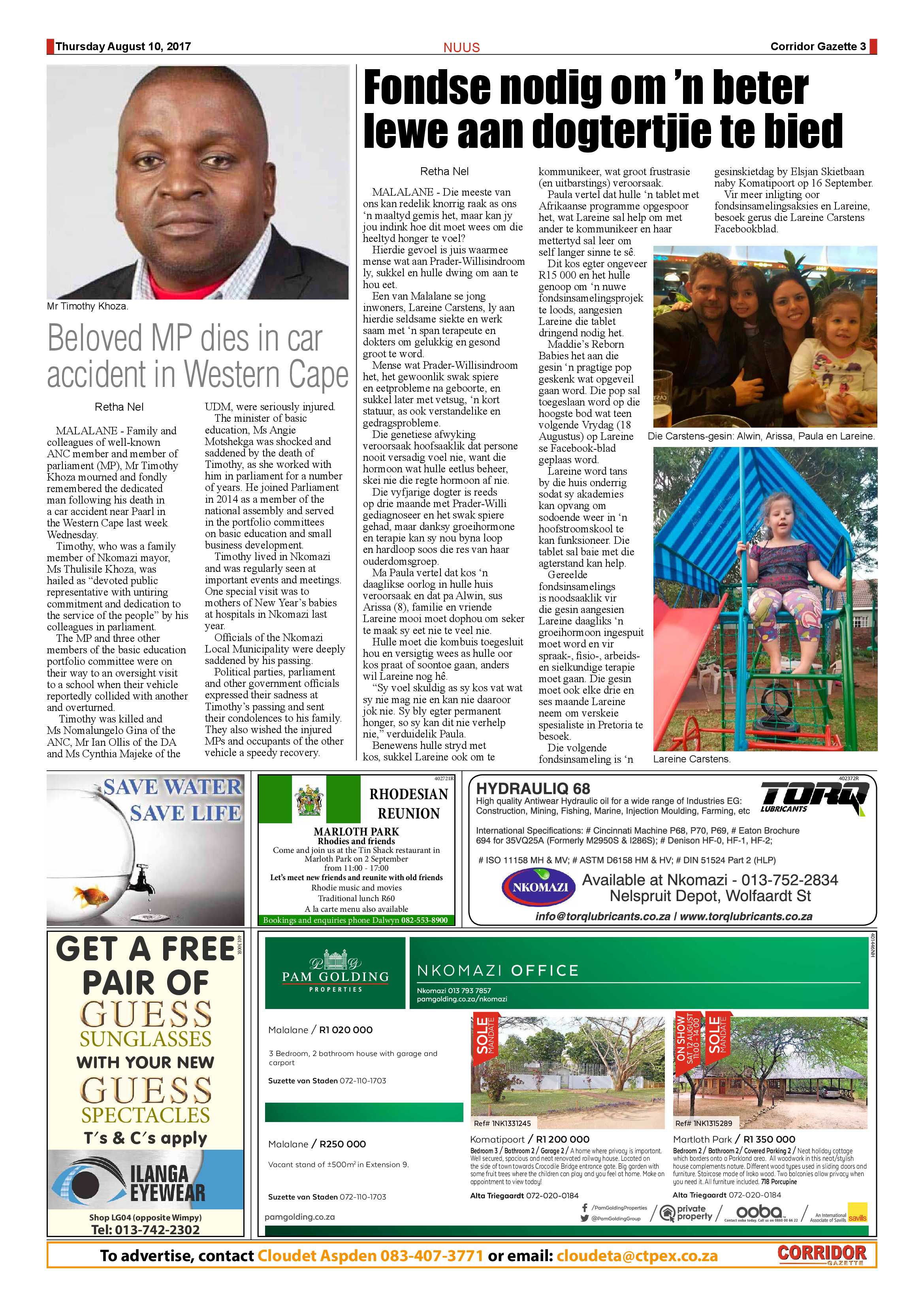 Corridor Gazette 10 August 2017 page 3