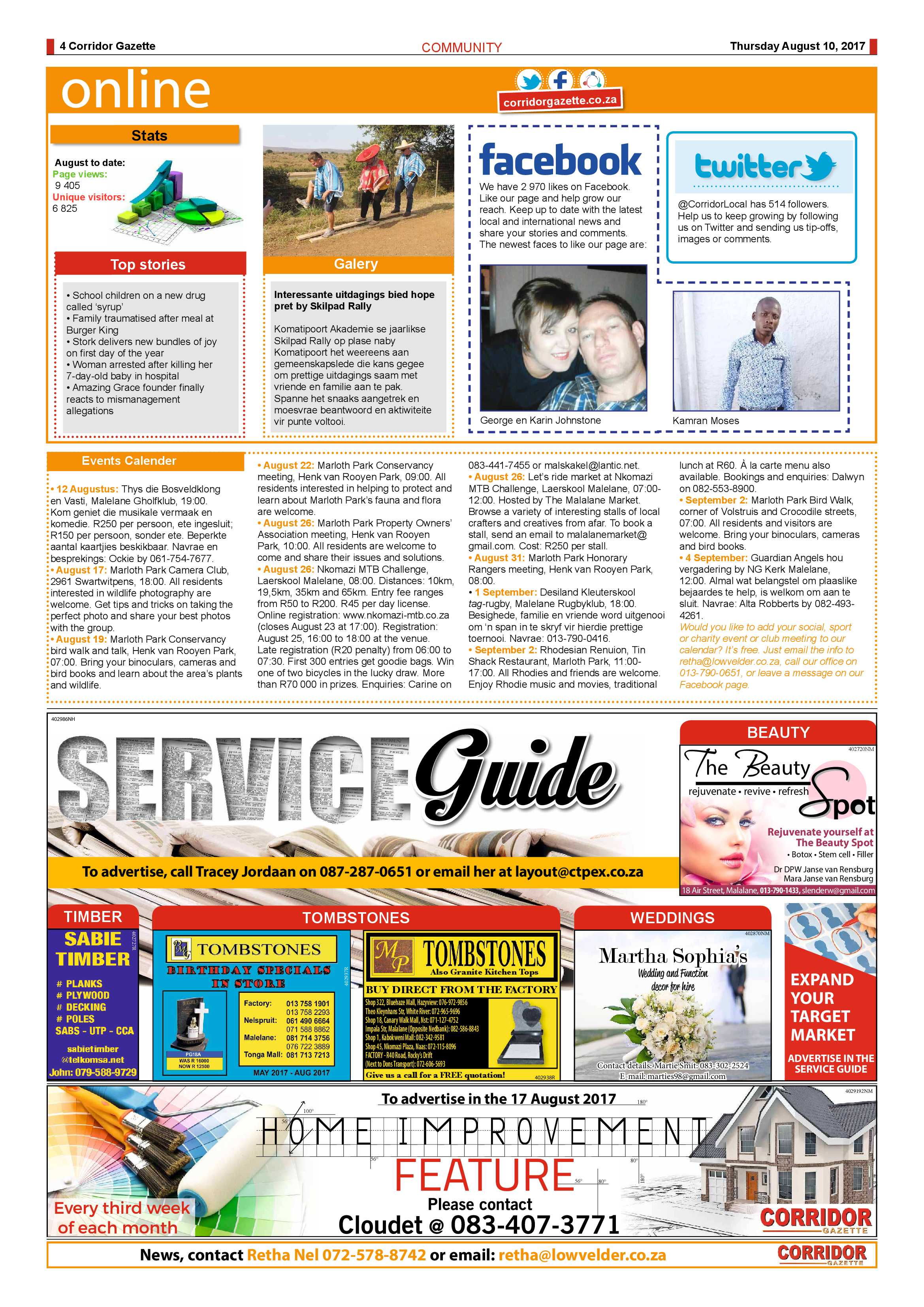 Corridor Gazette 10 August 2017 page 4