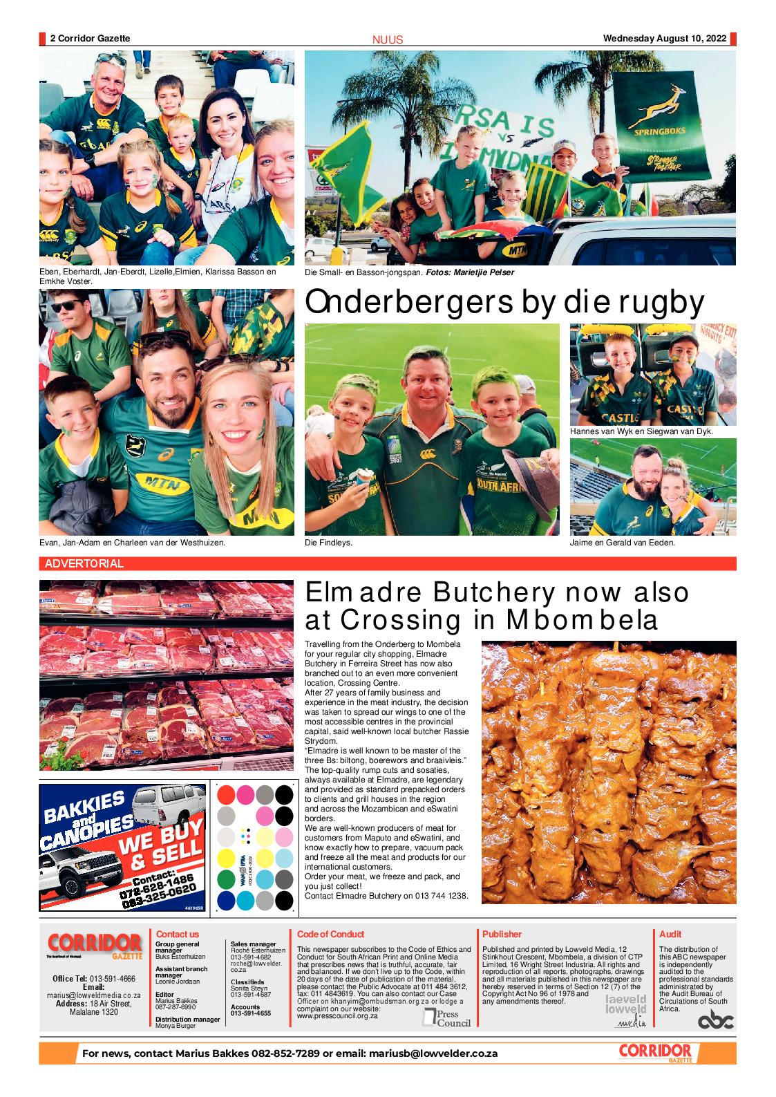 Corridor Gazette 10 August 2022 page 2