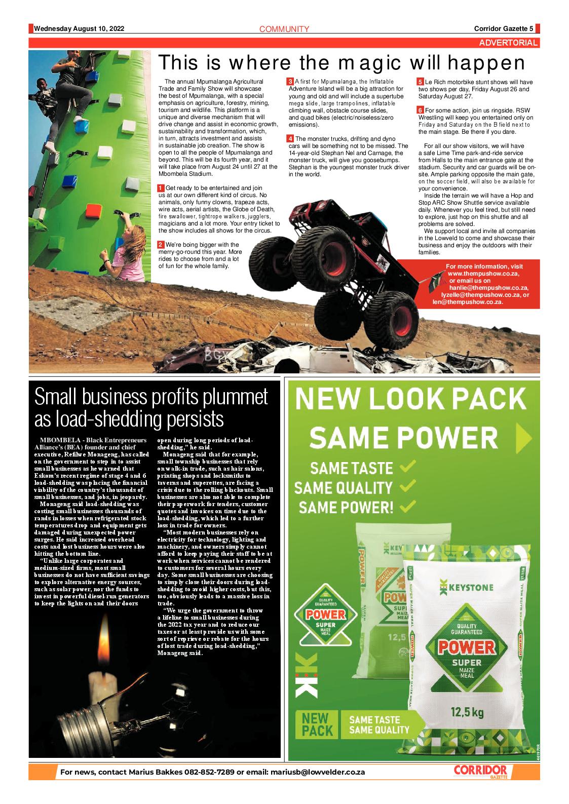 Corridor Gazette 10 August 2022 page 5