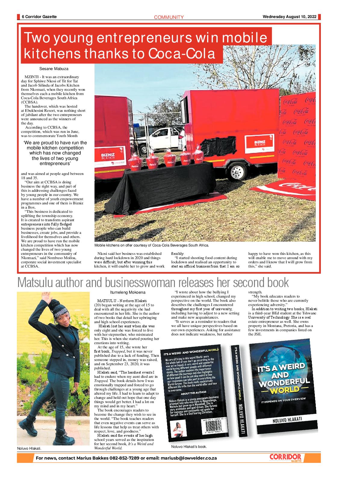 Corridor Gazette 10 August 2022 page 6