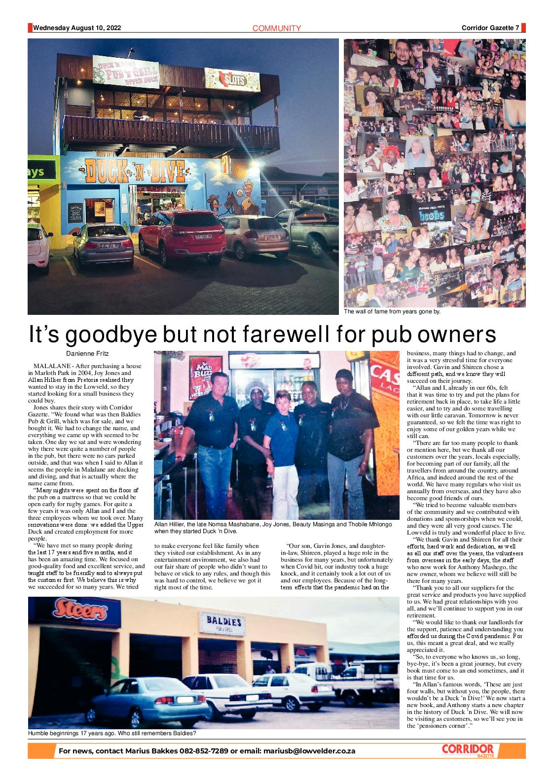 Corridor Gazette 10 August 2022 page 7