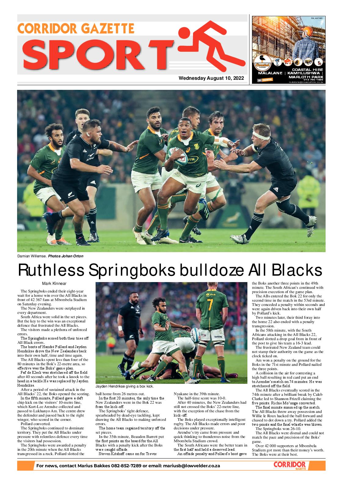 Corridor Gazette 10 August 2022 page 8