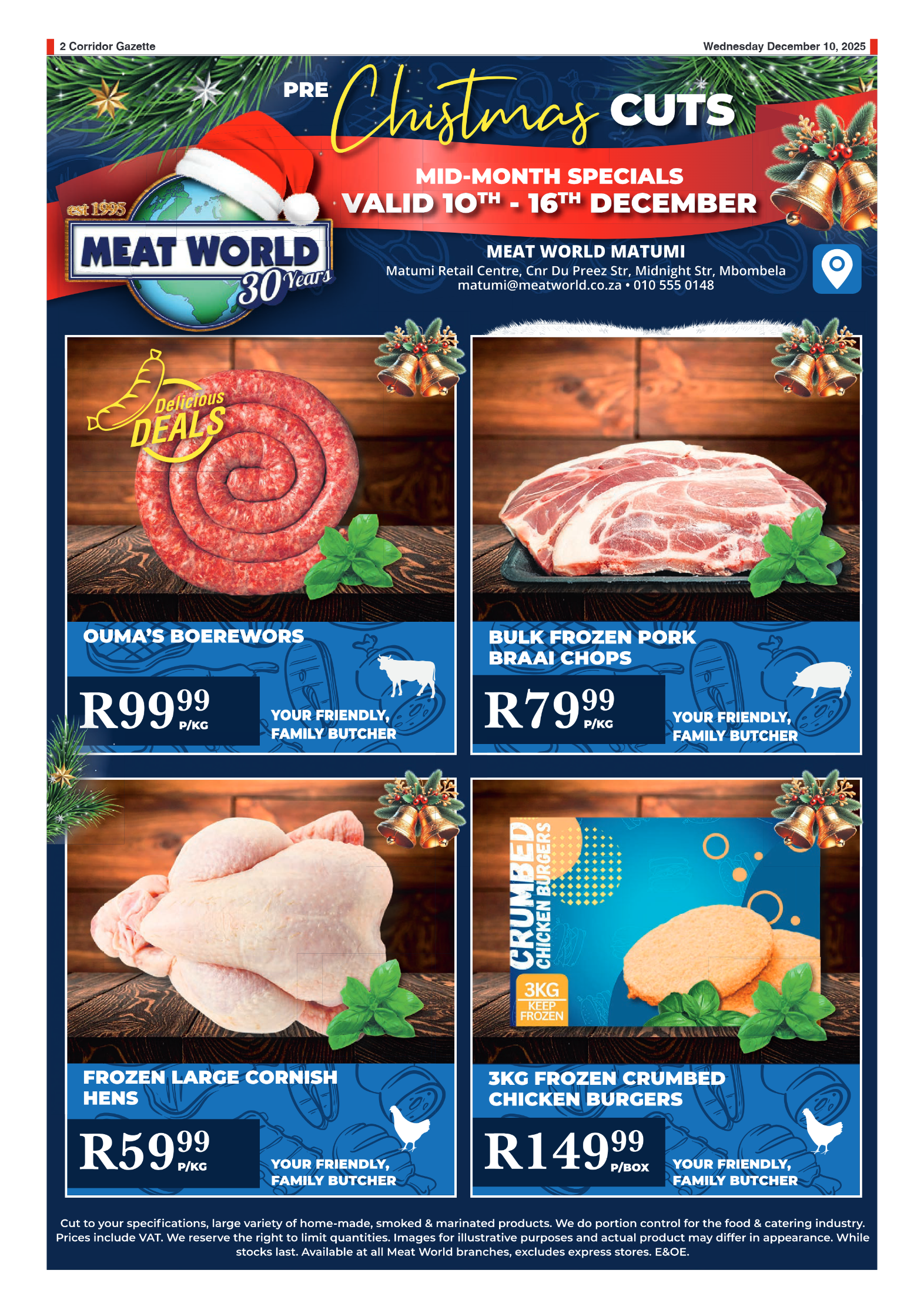 Corridor Gazette 10 December 2025 page 2