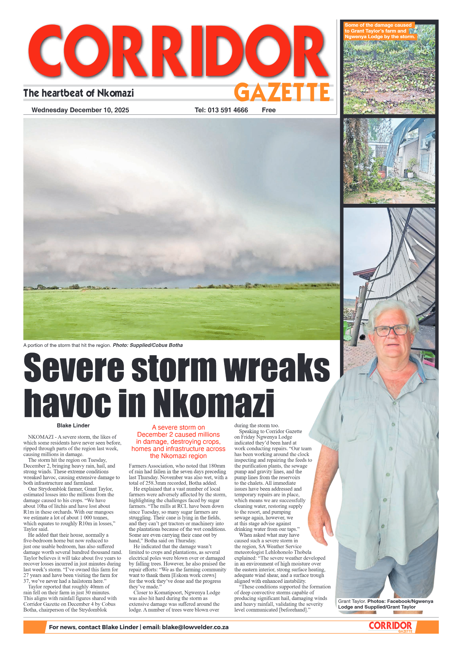 Corridor Gazette 10 December 2025 page 3