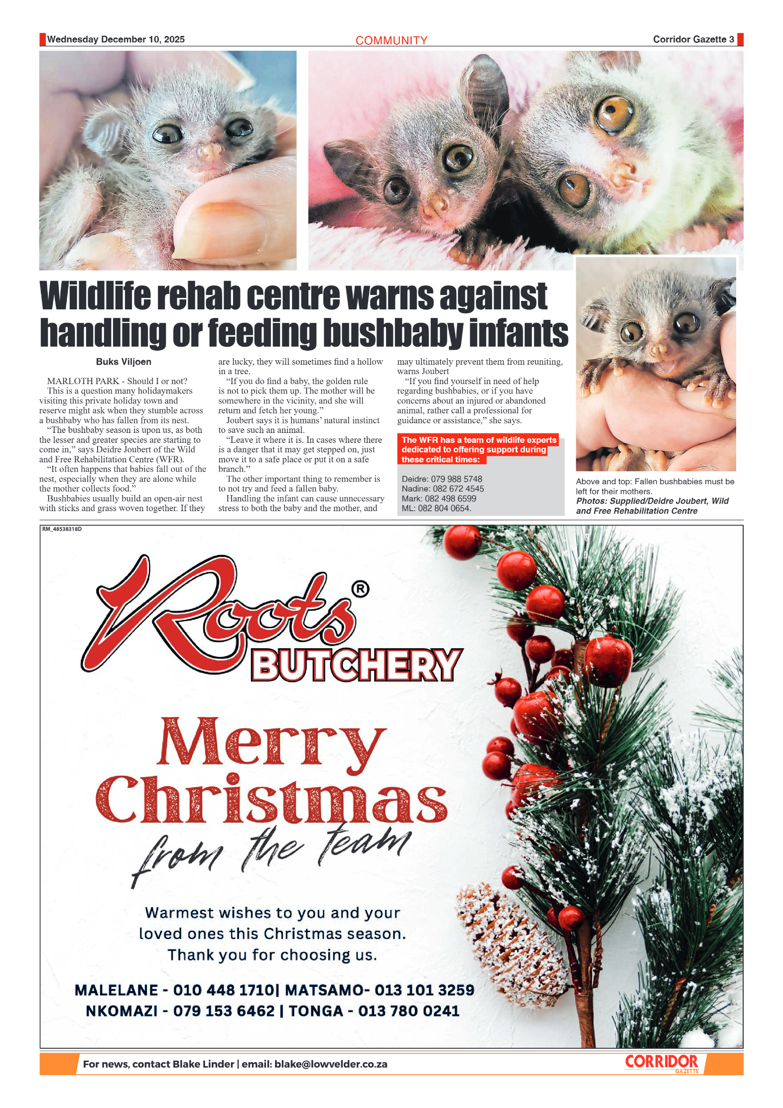 Corridor Gazette 10 December 2025 page 5