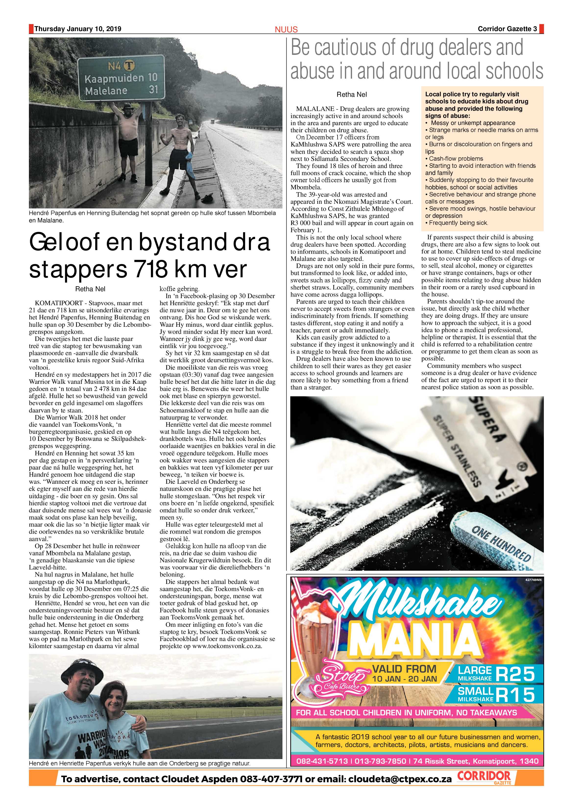 Corridor Gazette 10 January 2019 page 3