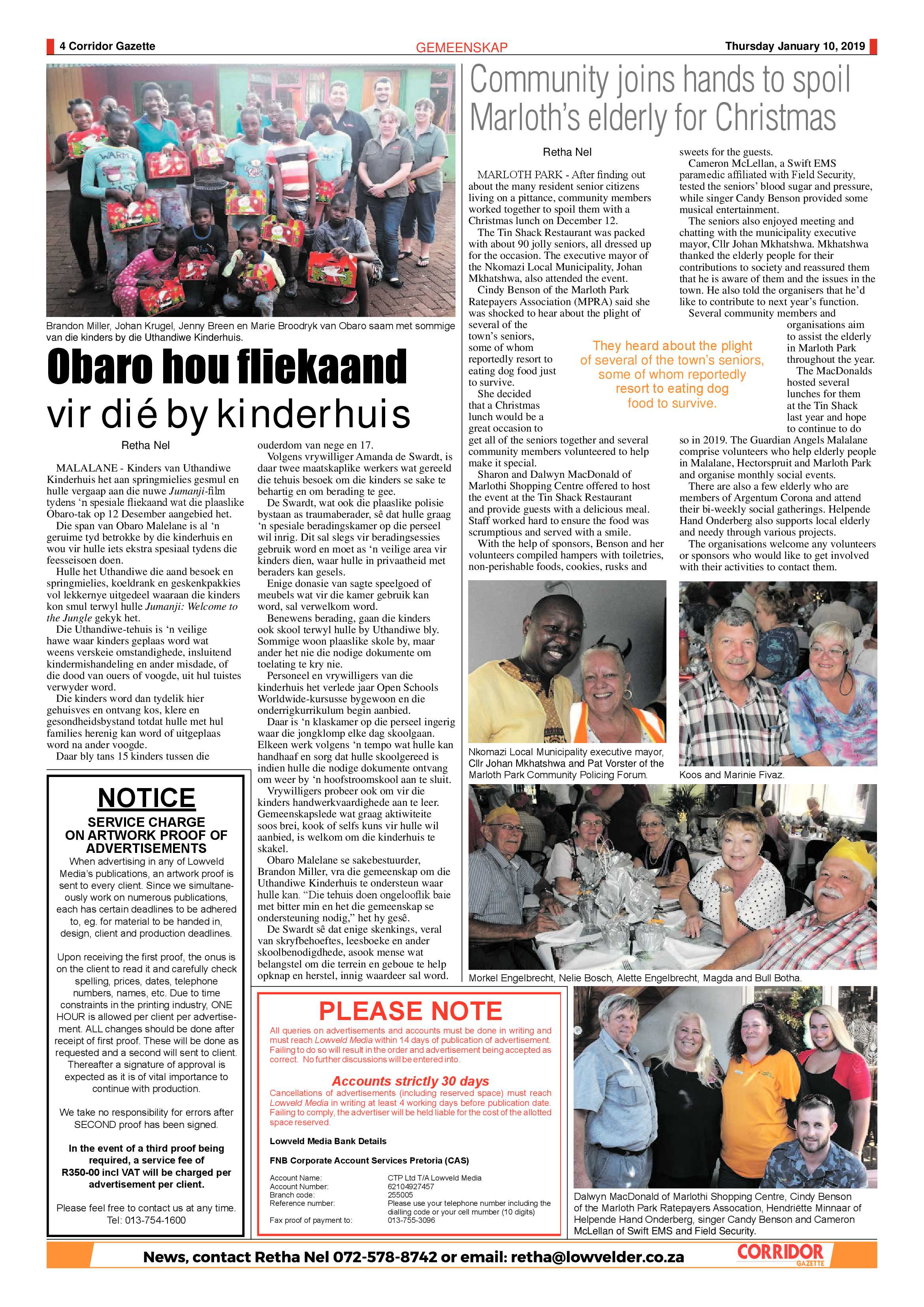 Corridor Gazette 10 January 2019 page 4