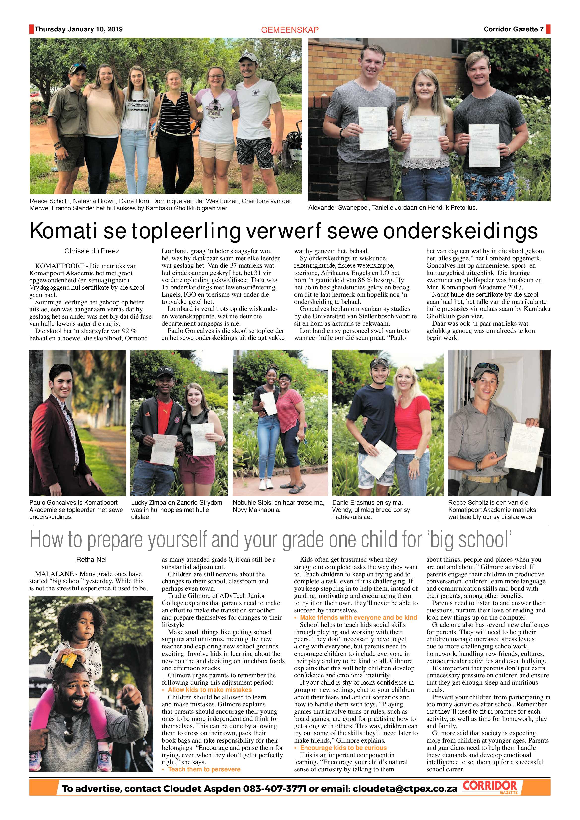 Corridor Gazette 10 January 2019 page 7