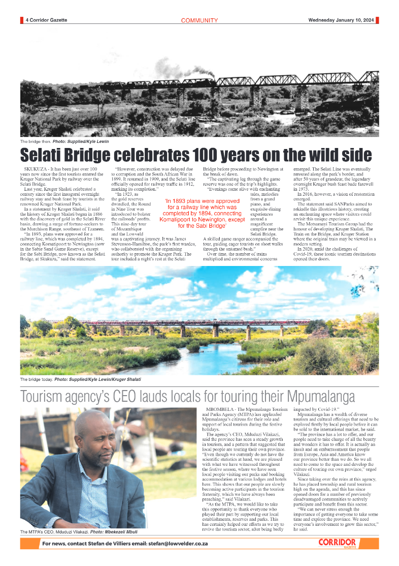 Corridor Gazette 10 January 2024 page 4