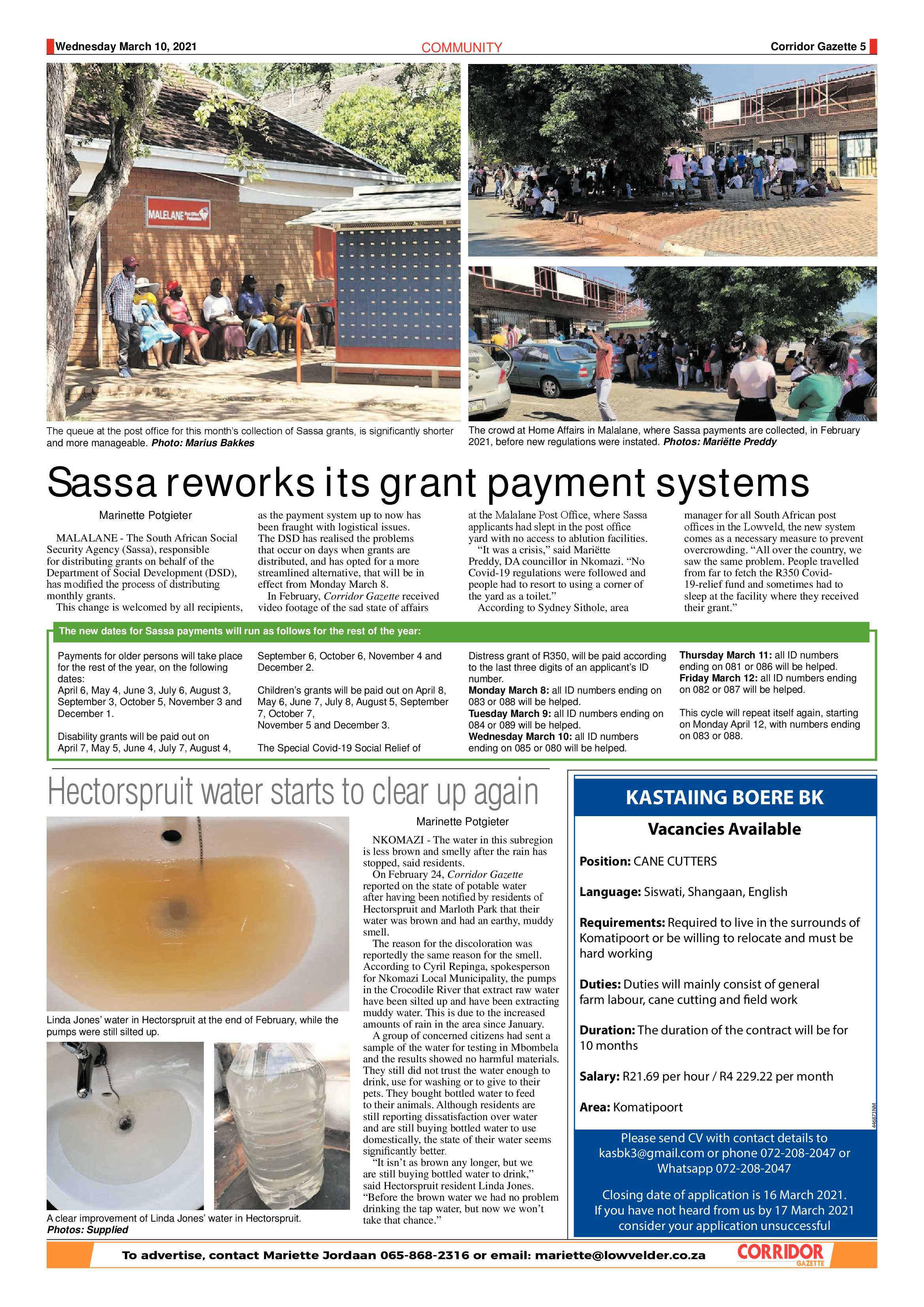 Corridor Gazette 10 March 2021 page 5