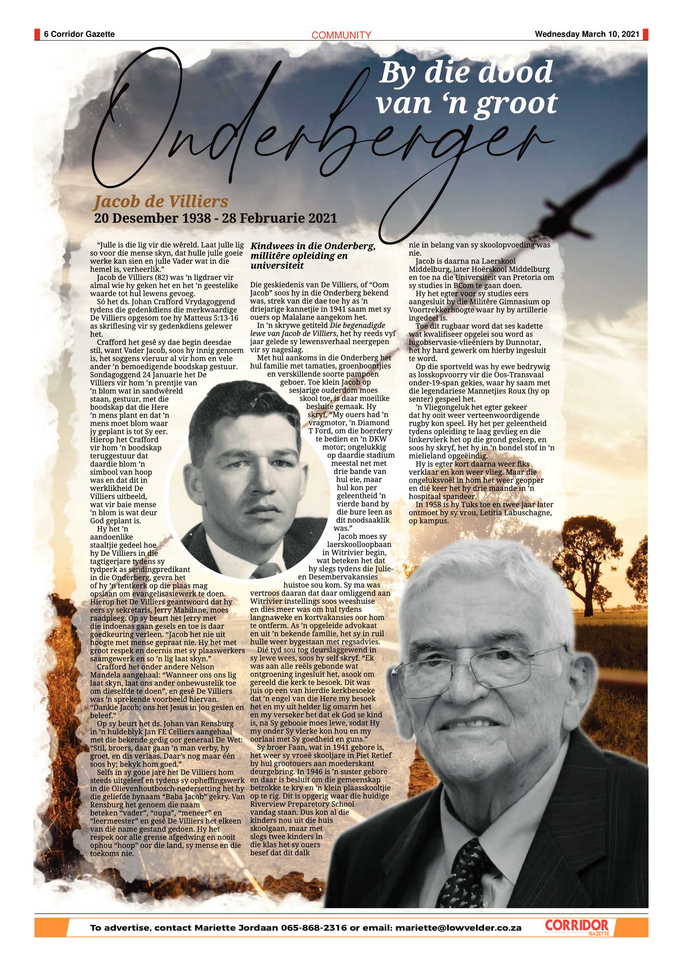 Corridor Gazette 10 March 2021 page 6