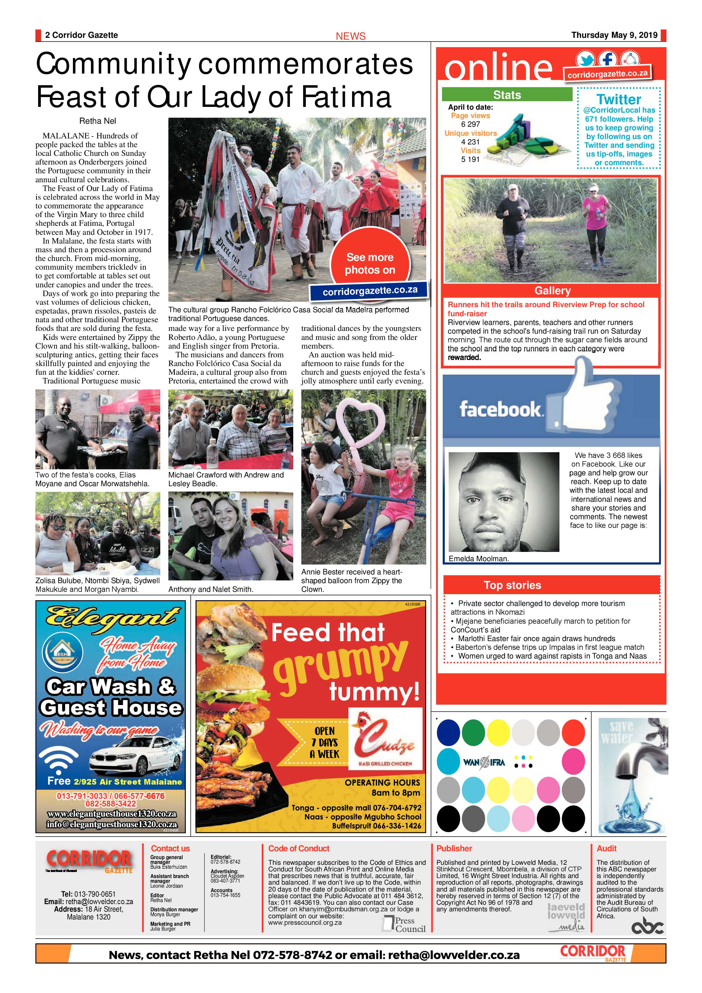 Corridor Gazette 9 May 2019 page 2