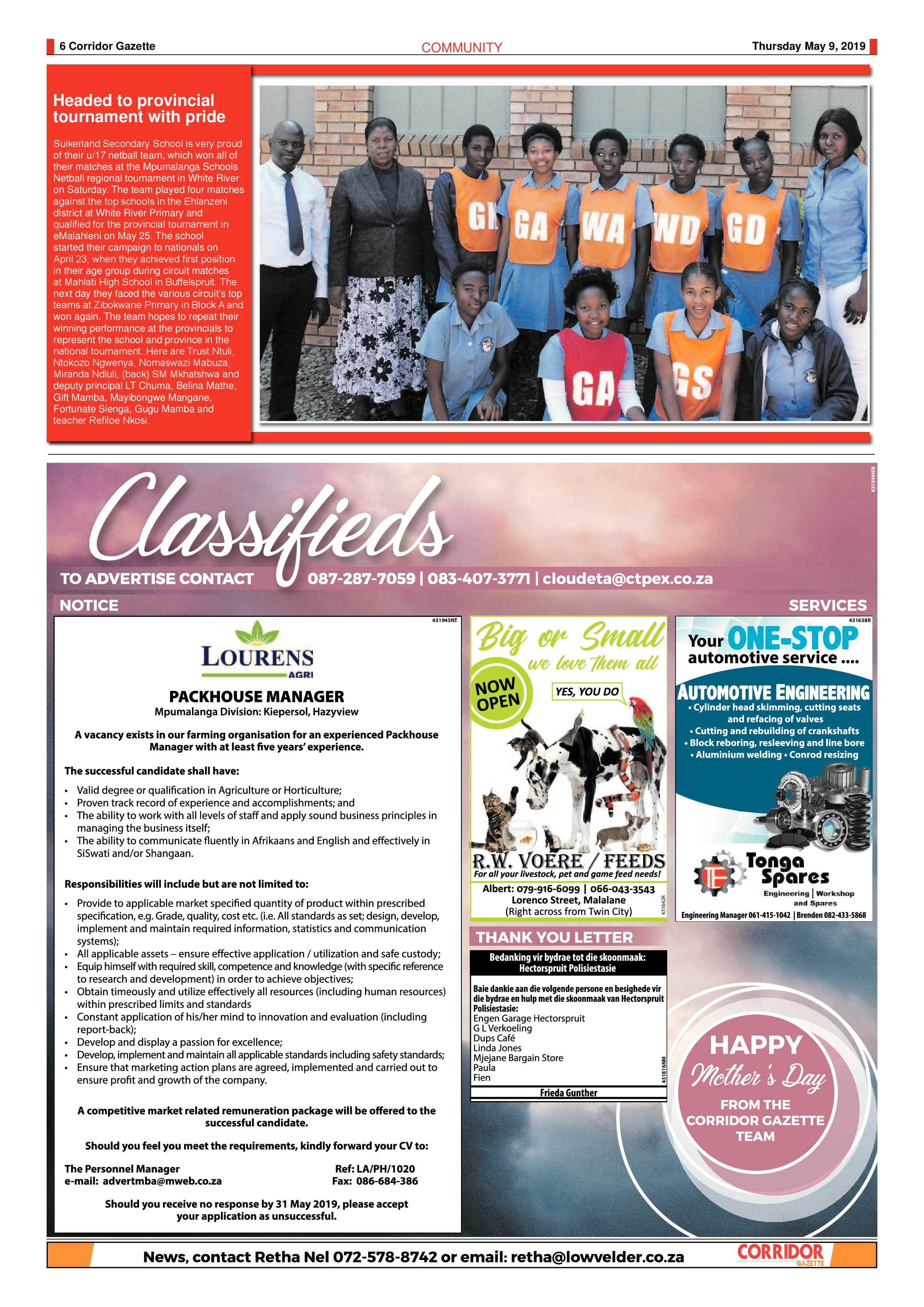 Corridor Gazette 9 May 2019 page 5