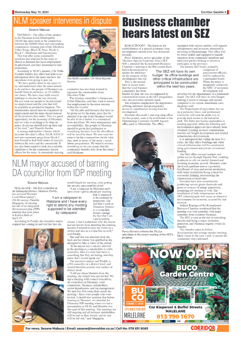 Corridor Gazette 10 May 2023 page 3