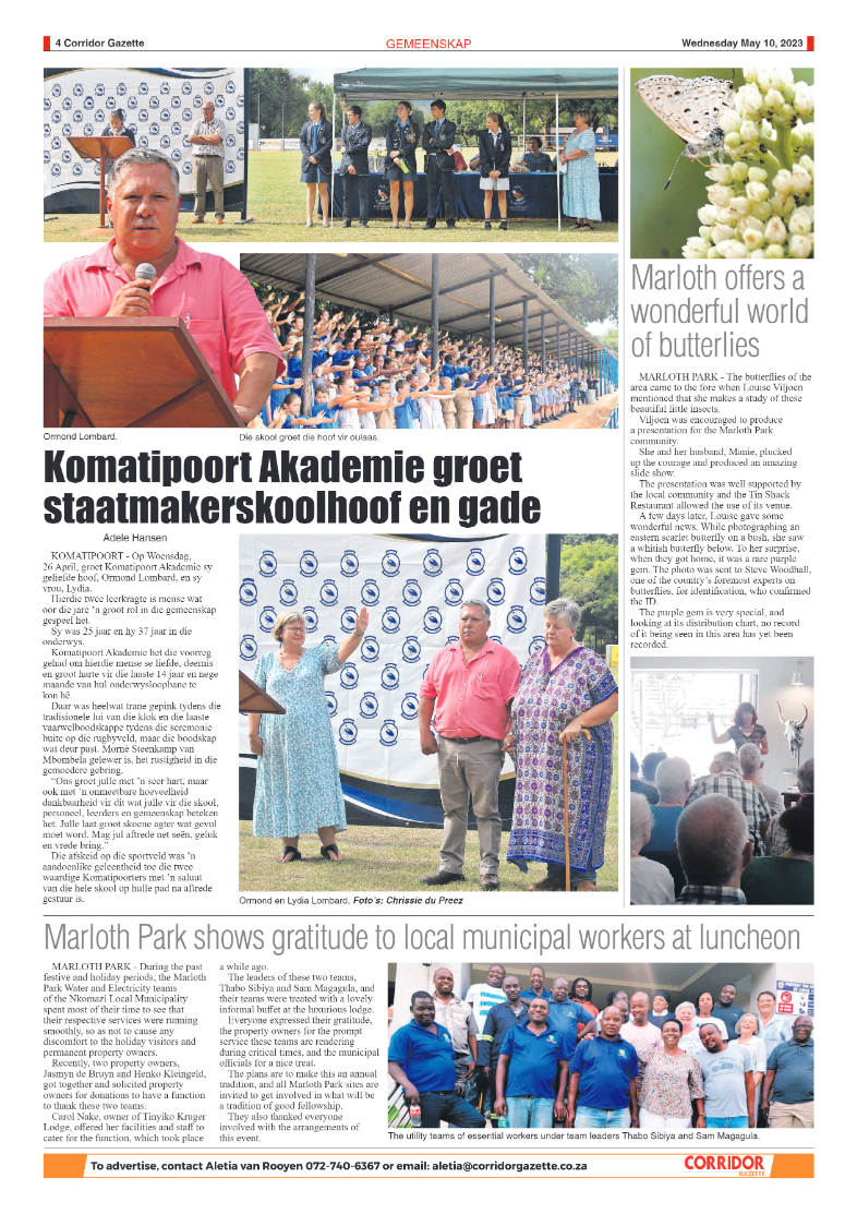 Corridor Gazette 10 May 2023 page 4