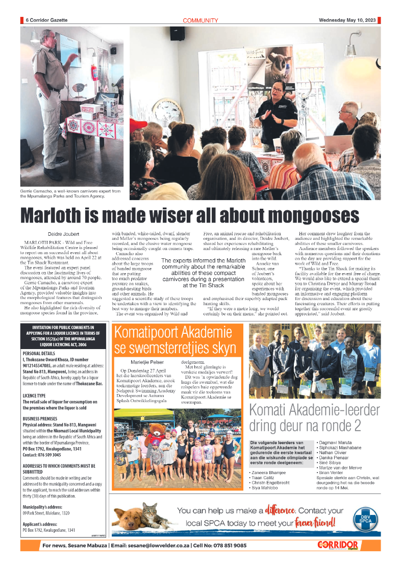 Corridor Gazette 10 May 2023 page 6