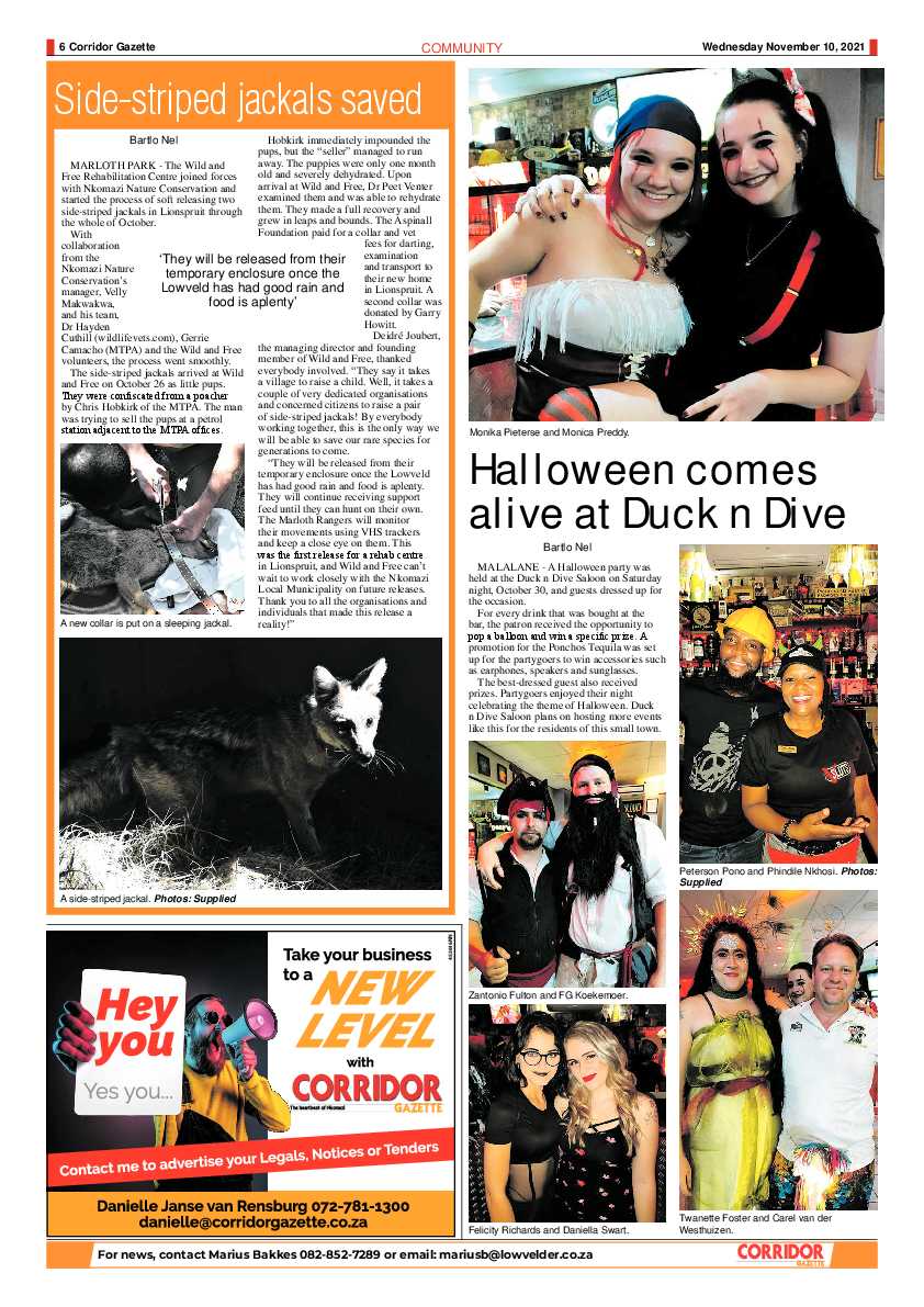 Corridor Gazette 10 November 2021 page 6