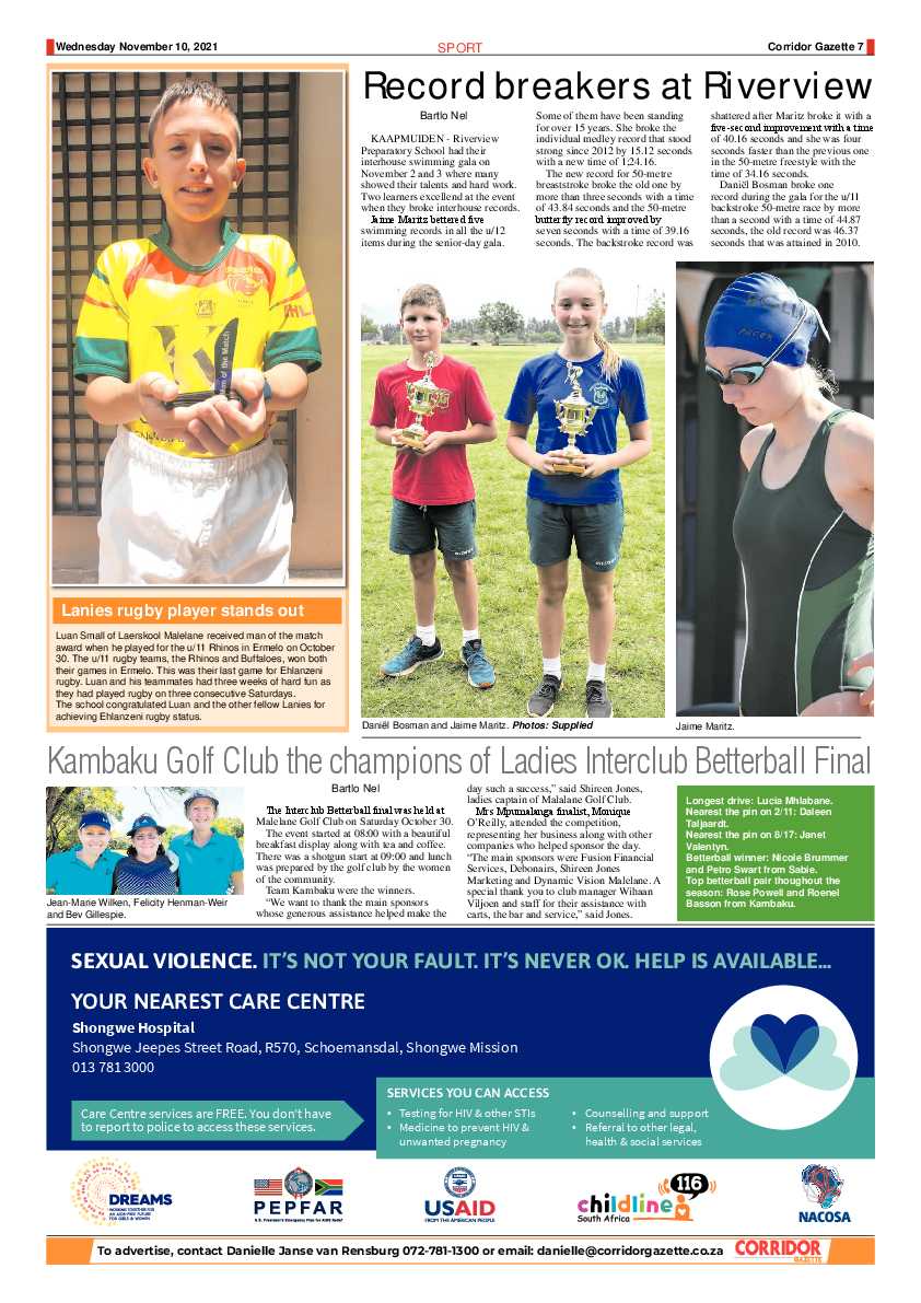 Corridor Gazette 10 November 2021 page 7