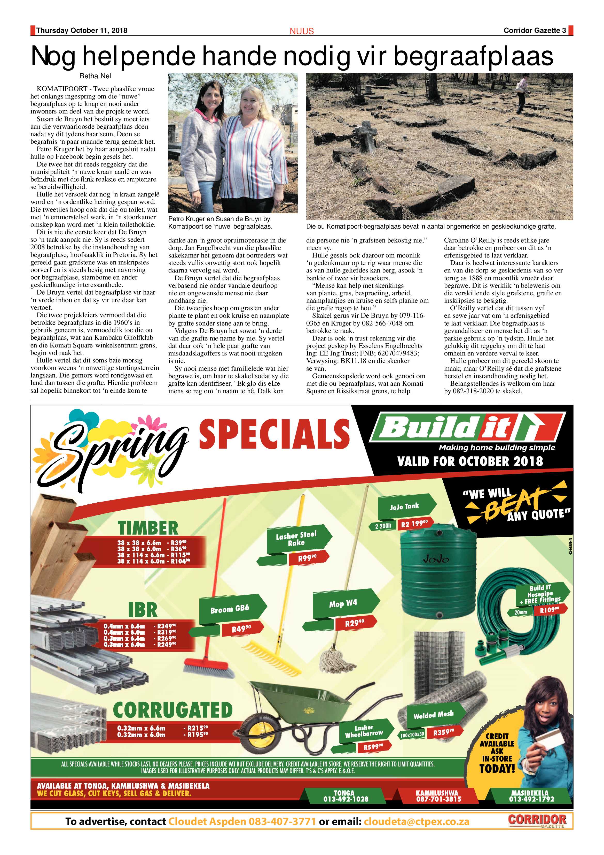 Corridor Gazette 10 October 2018 page 3