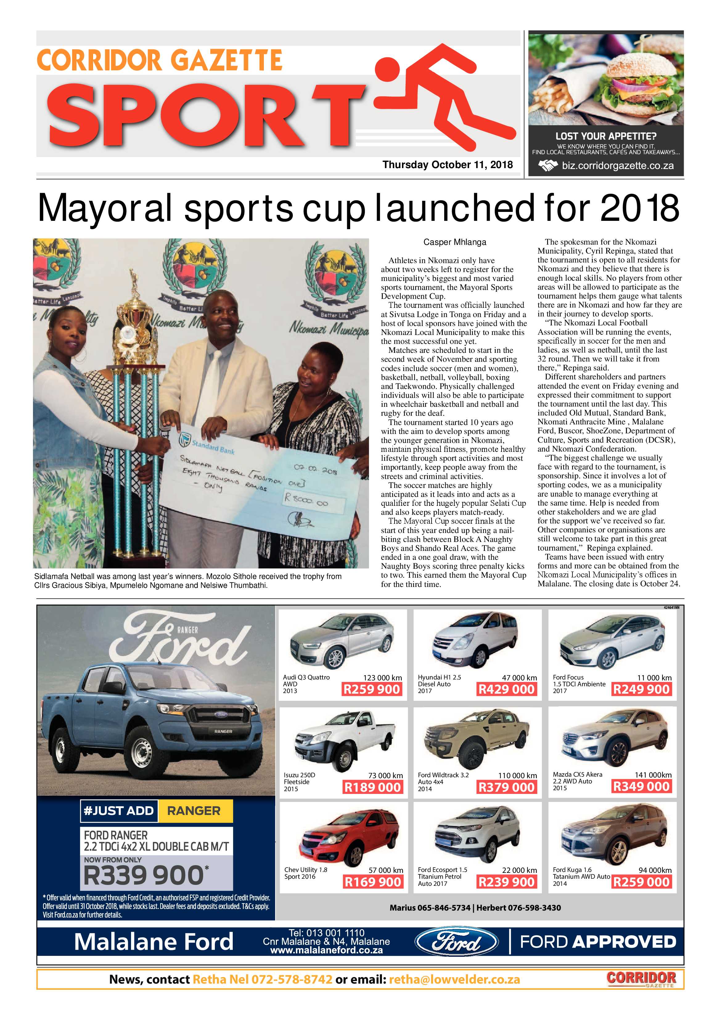 Corridor Gazette 10 October 2018 page 8