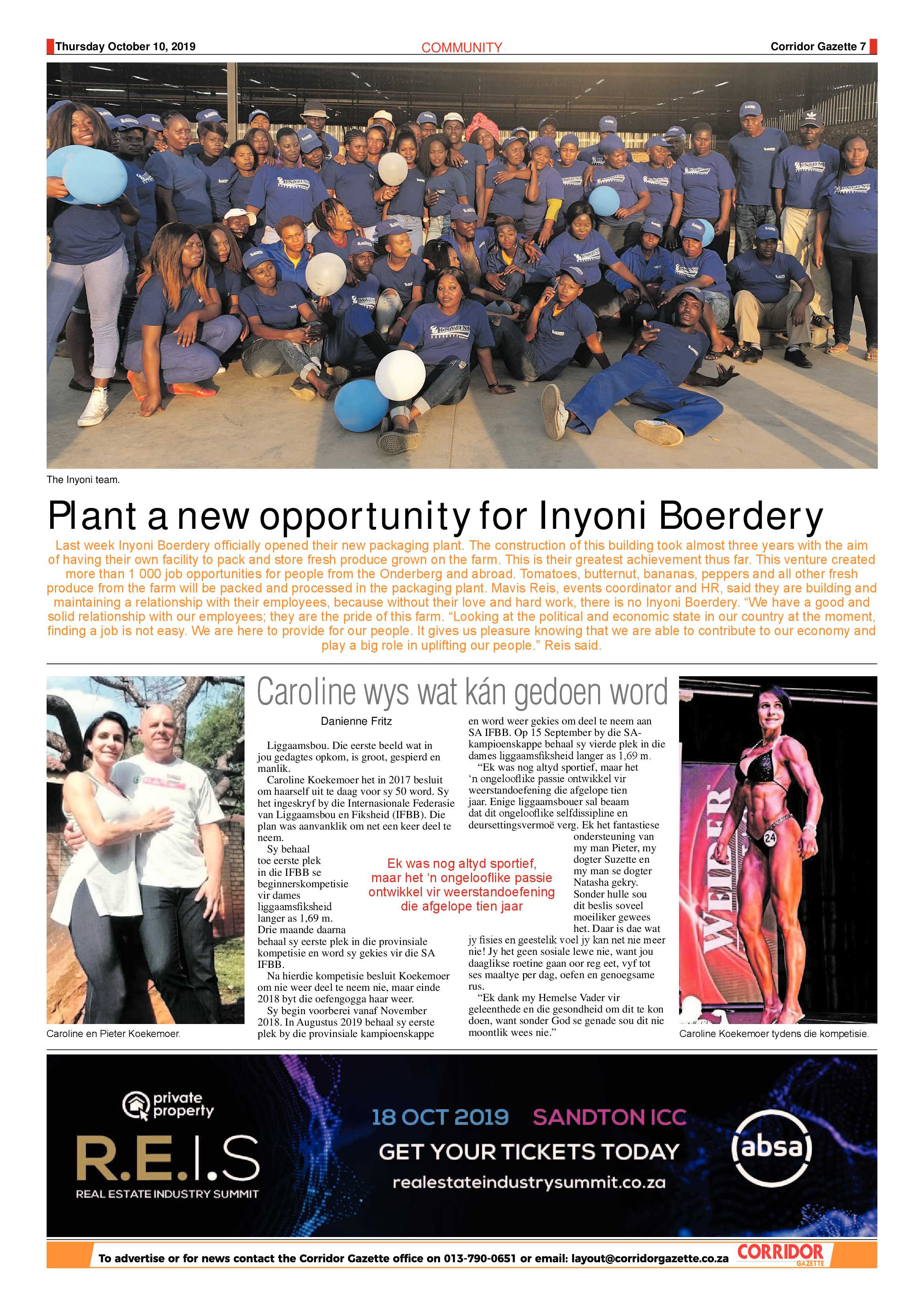Corridor Gazette 10 October 2019 page 7