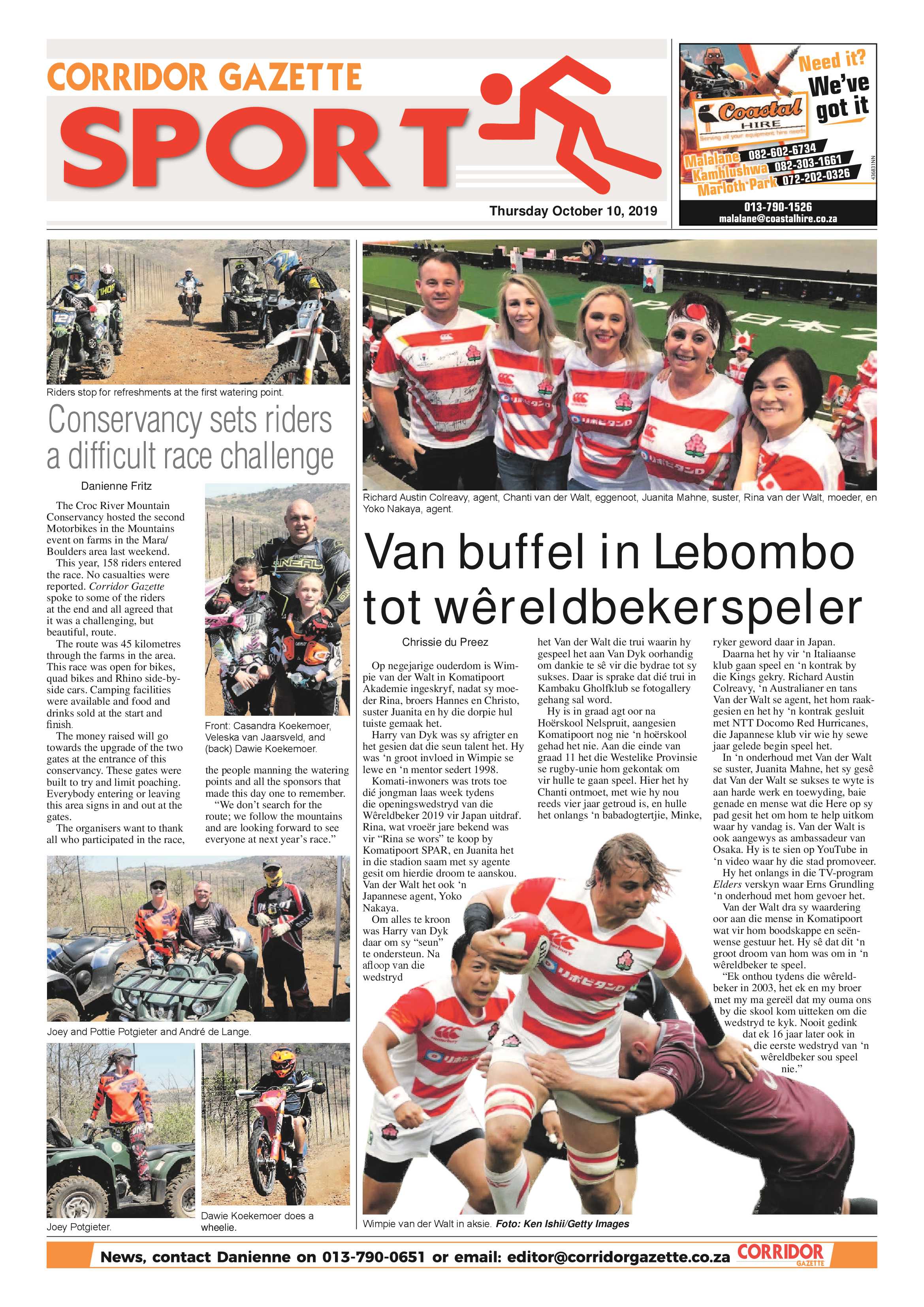 Corridor Gazette 10 October 2019 page 8