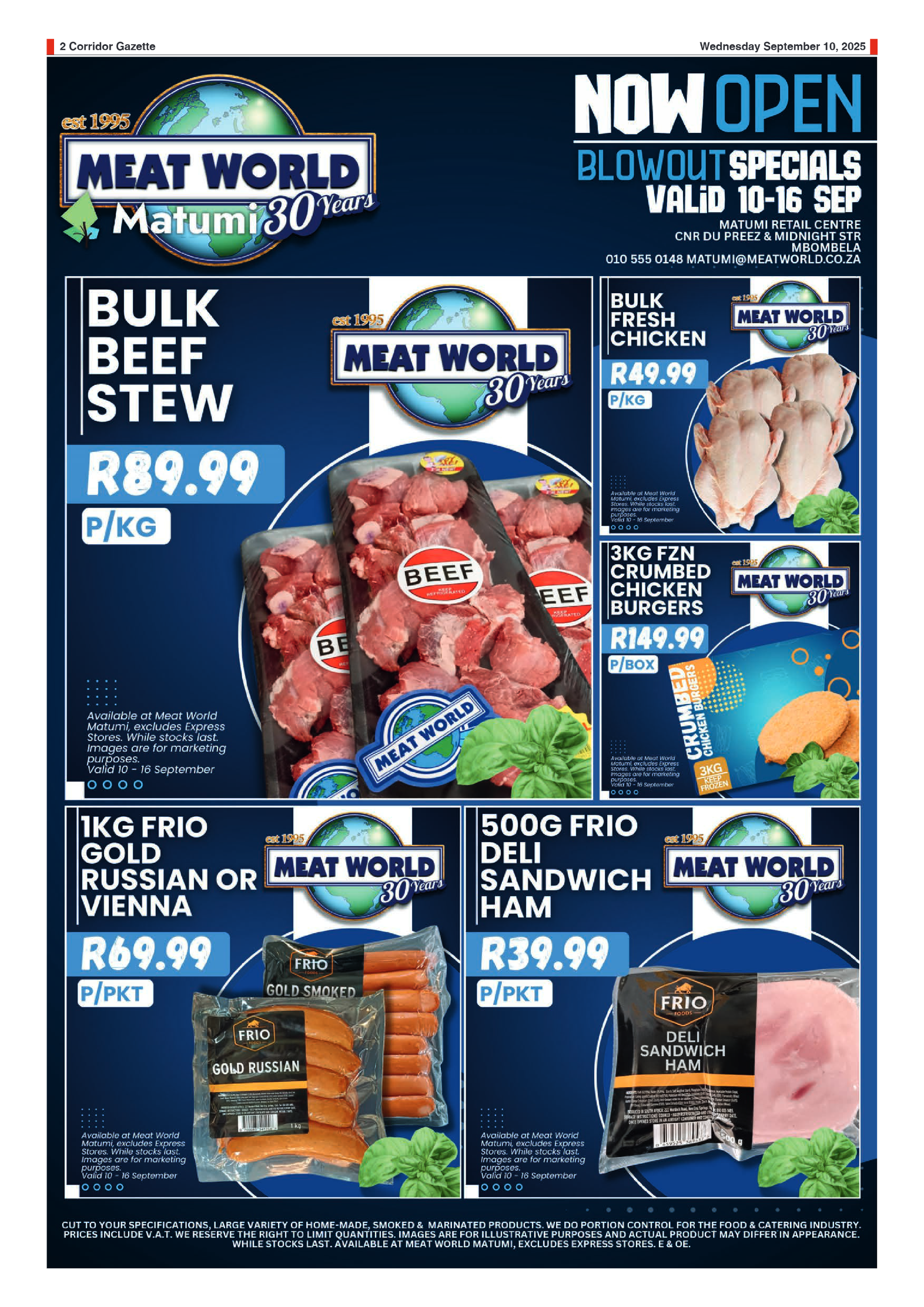 Corridor Gazette 10 September 2025 page 2