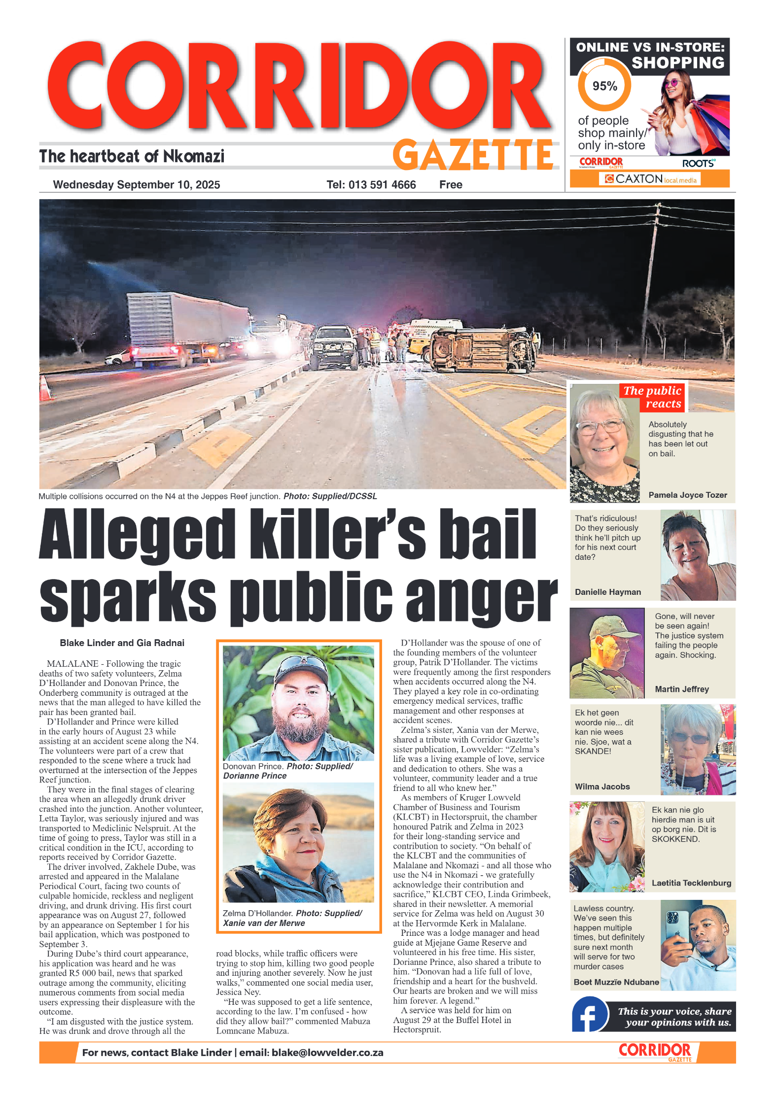 Corridor Gazette 10 September 2025 page 3