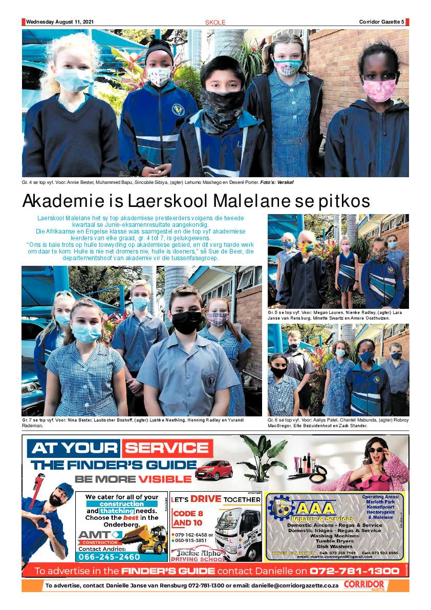 Corridor Gazette 11 August 2021 page 5
