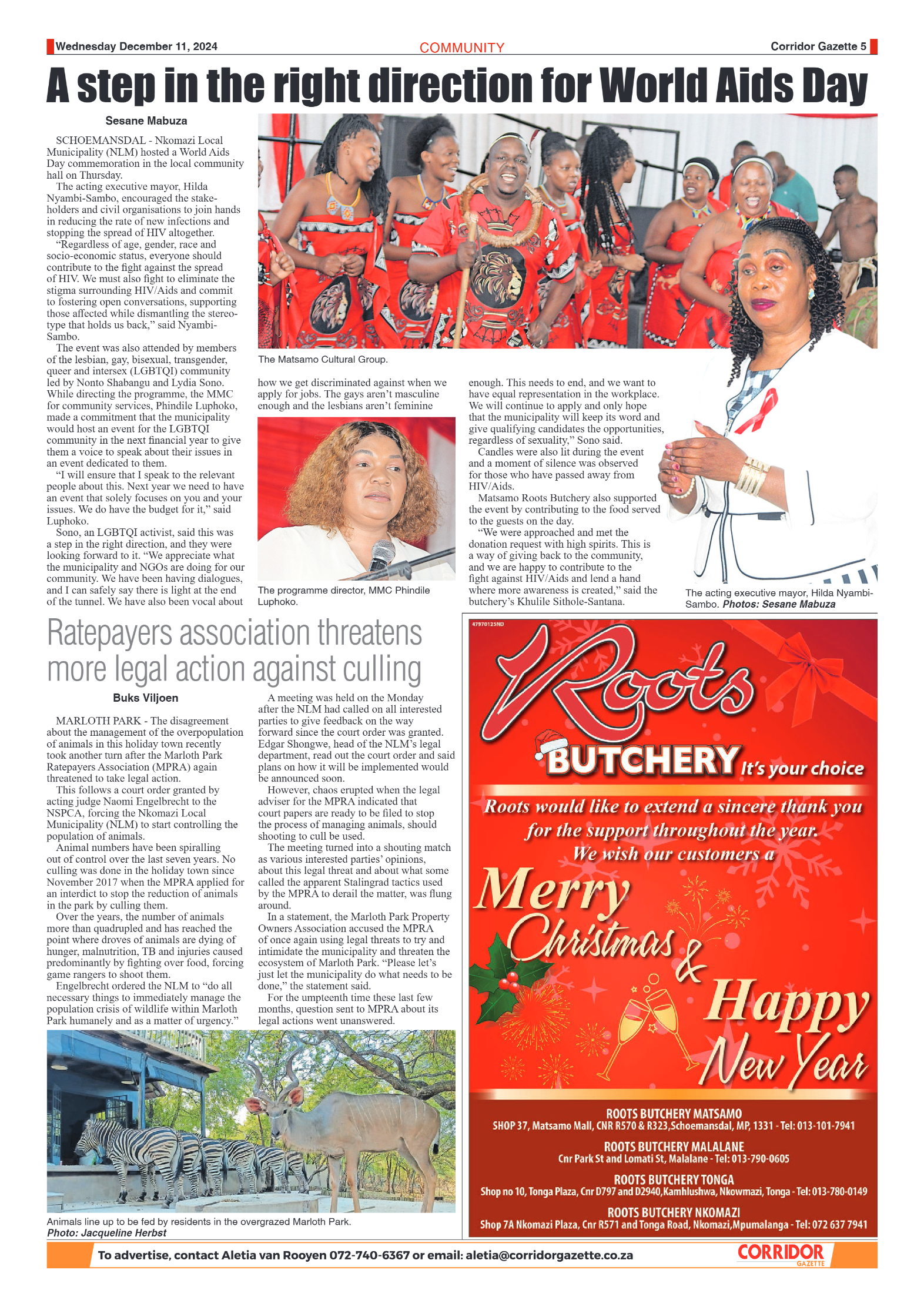 Corridor Gazette 11 December 2024 page 5
