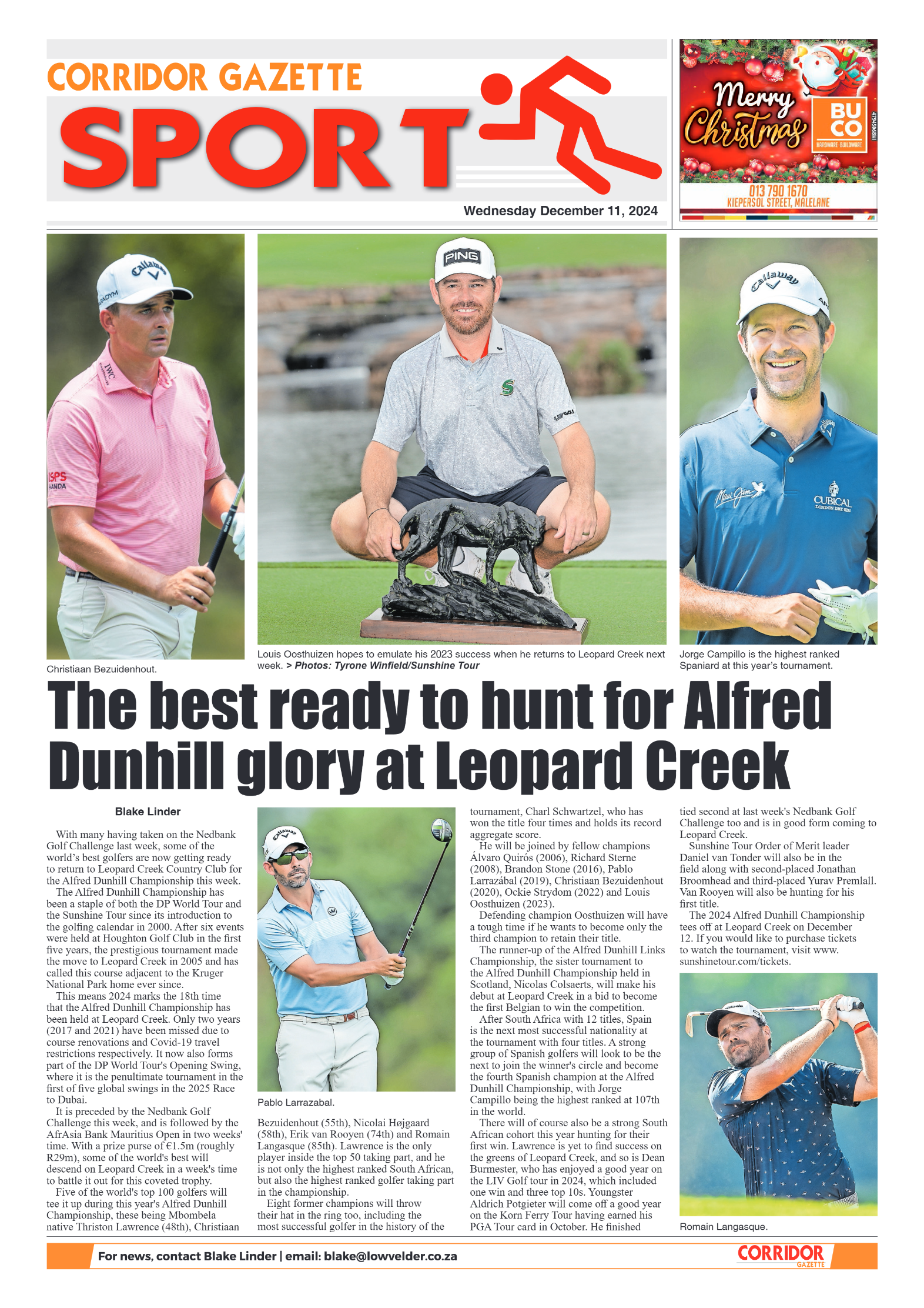 Corridor Gazette 11 December 2024 page 8