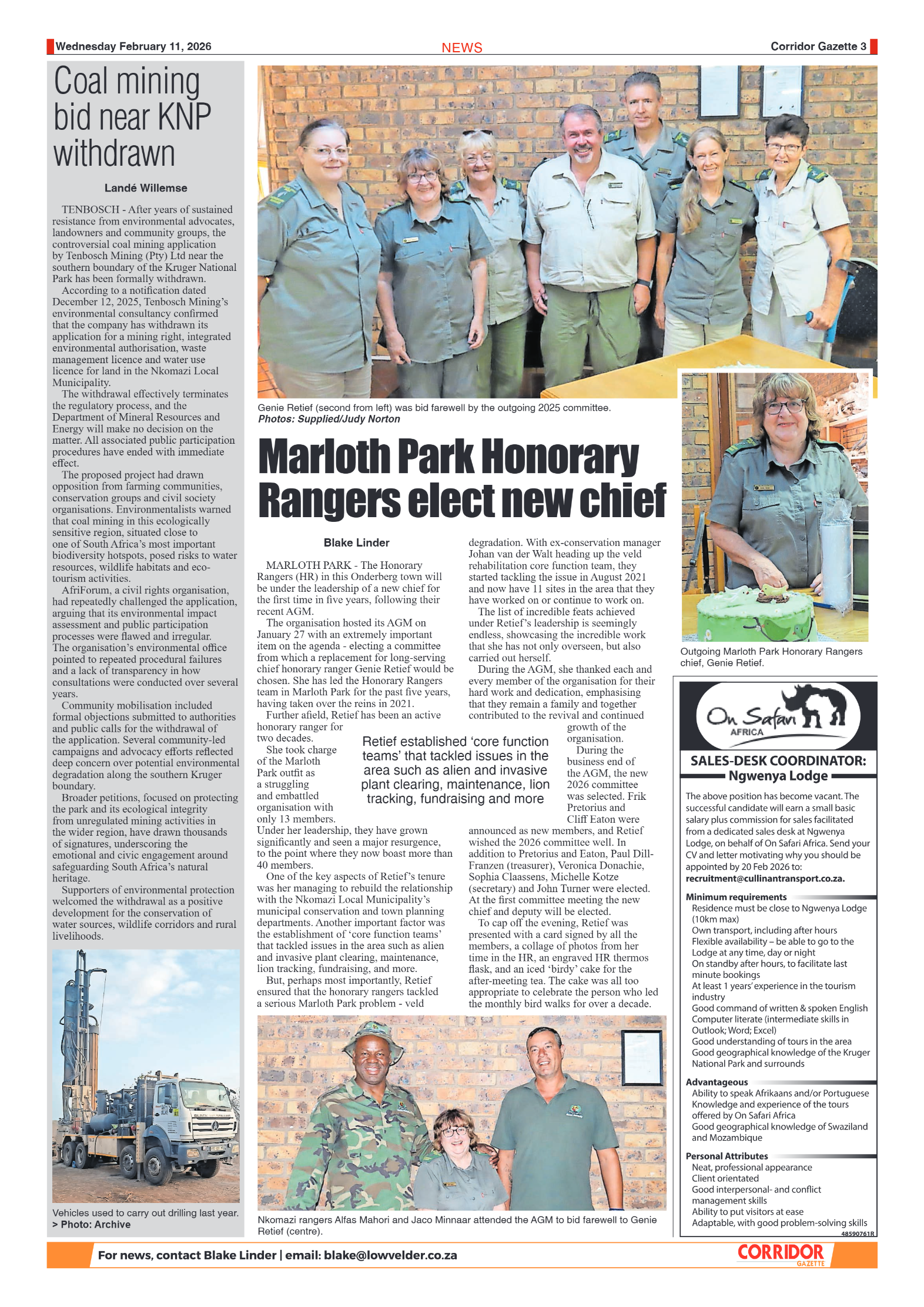 Corridor Gazette 10 February 2026 page 3