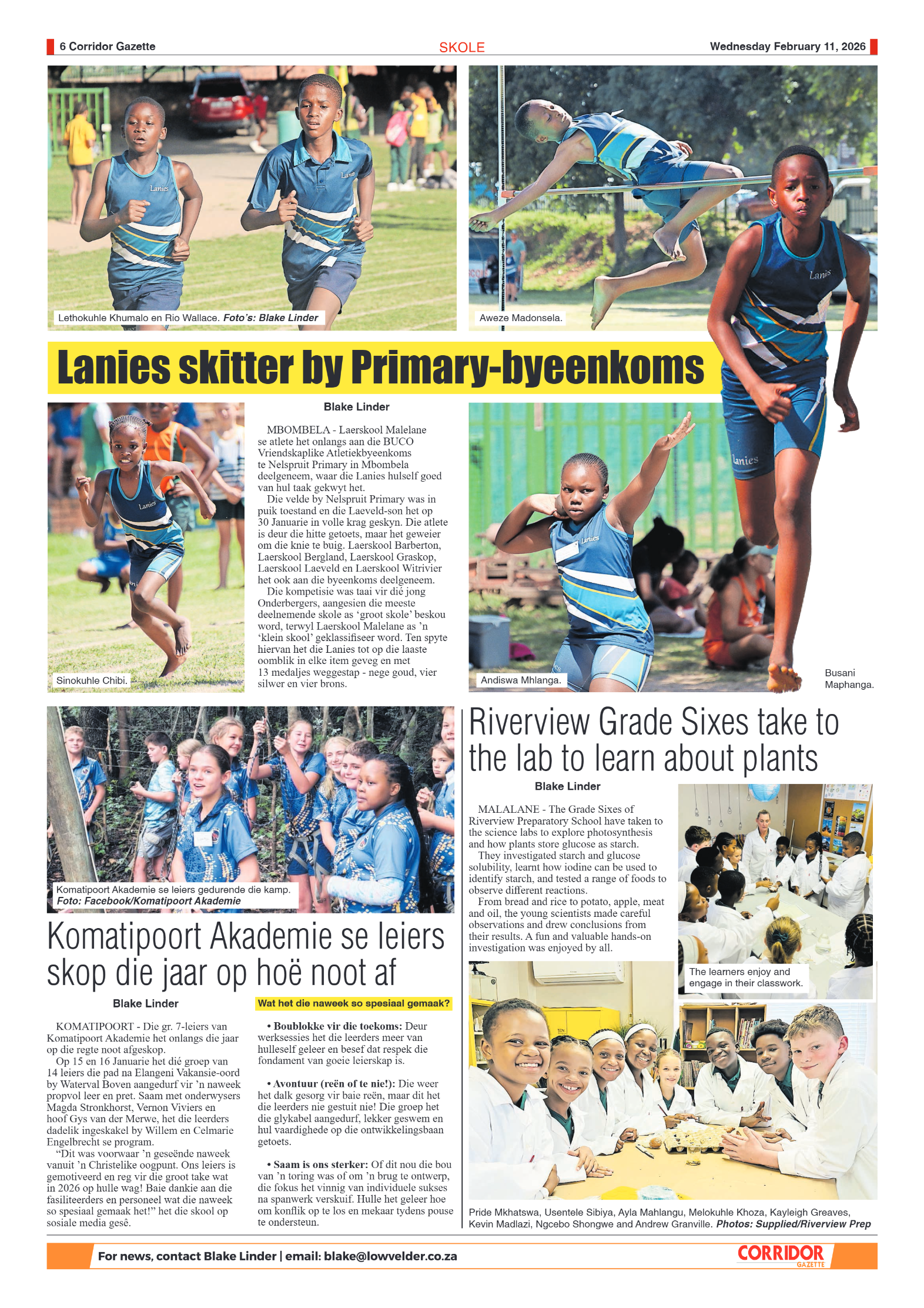 Corridor Gazette 10 February 2026 page 6