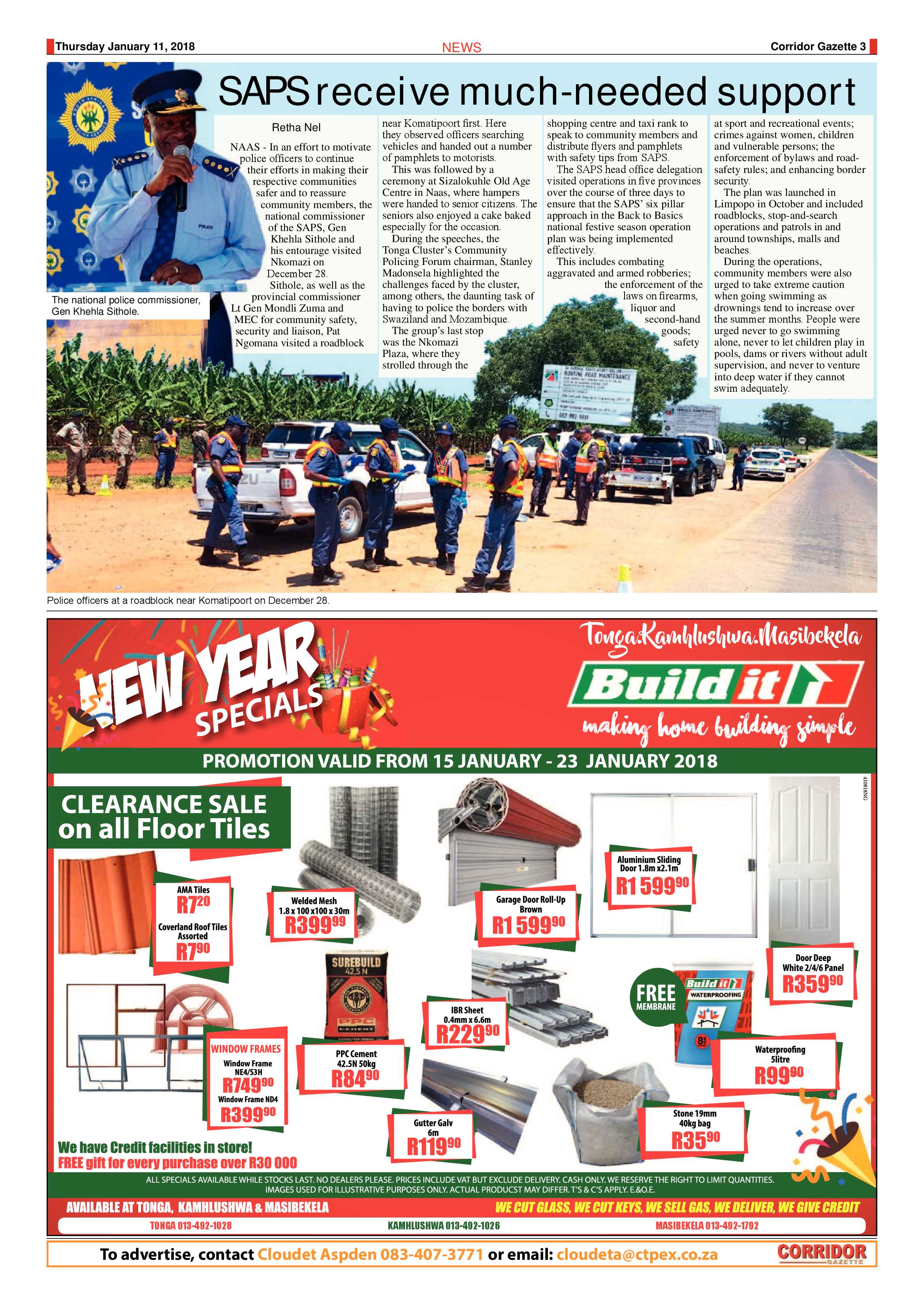 Corridor Gazette 11 January 2018 page 3