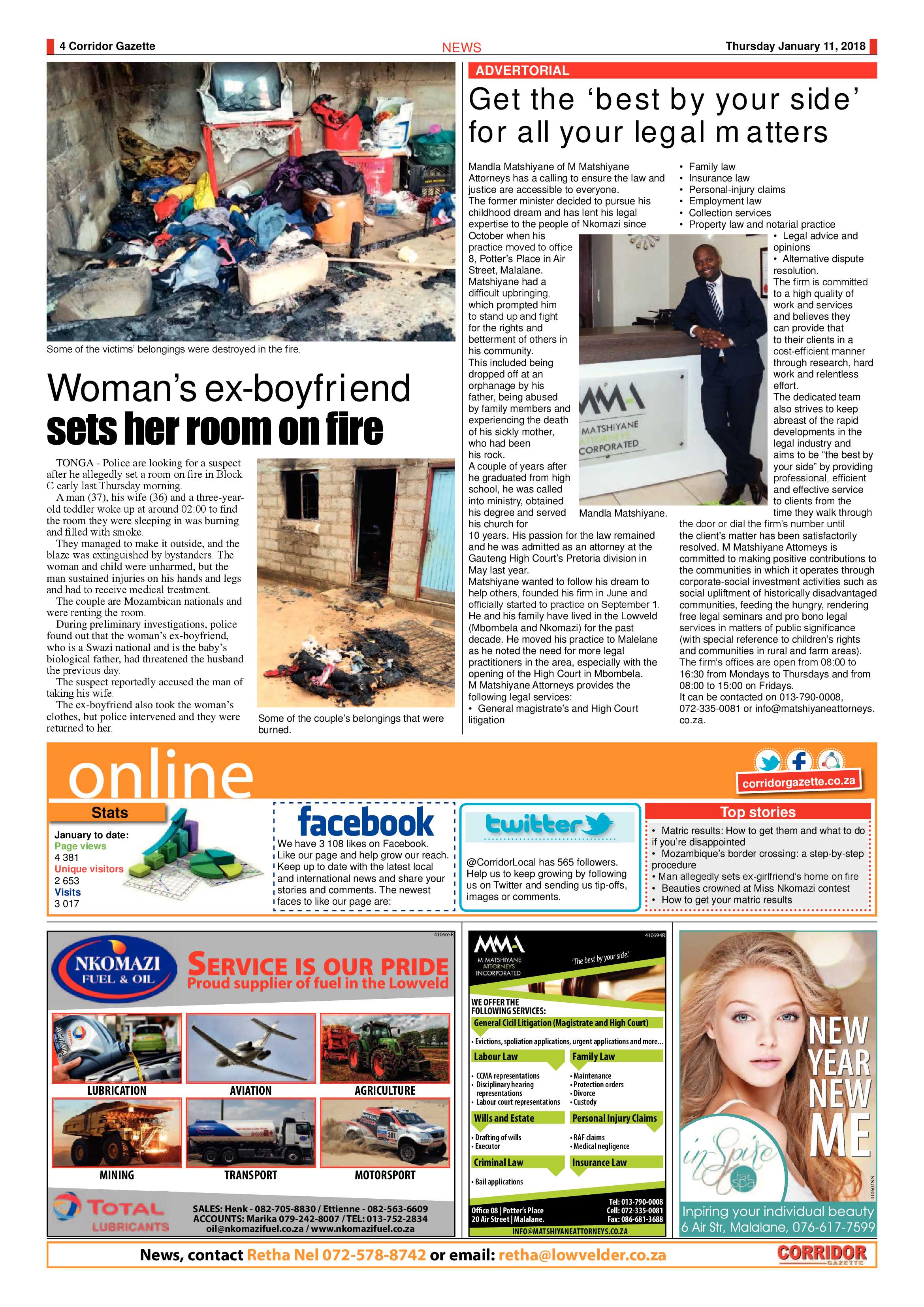 Corridor Gazette 11 January 2018 page 4