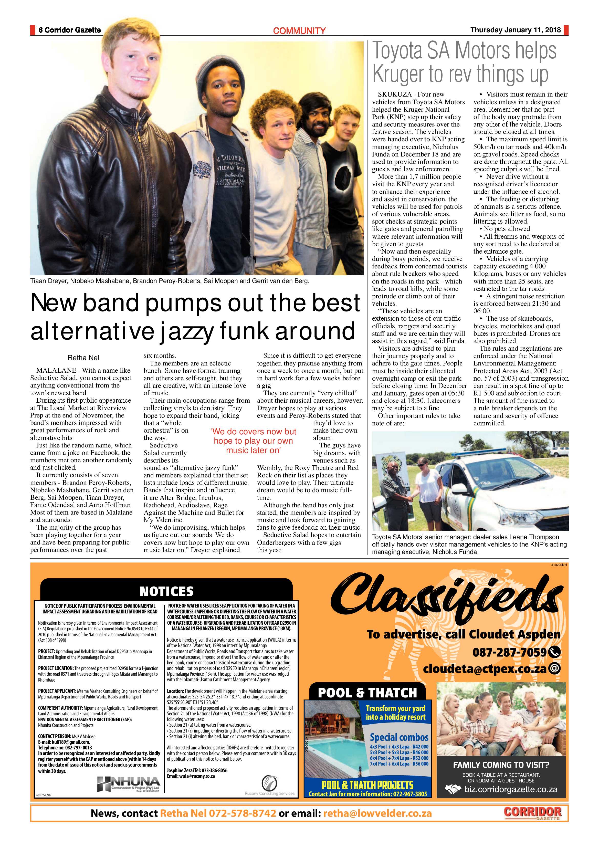 Corridor Gazette 11 January 2018 page 6