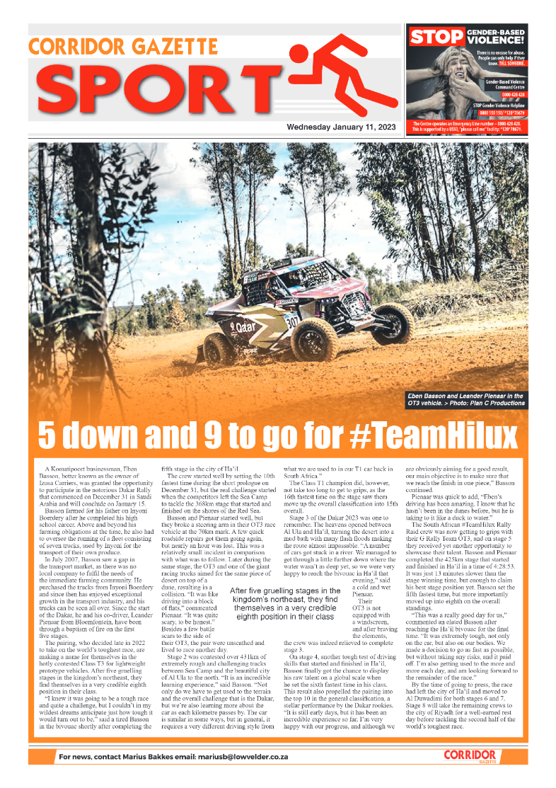 Corridor Gazette 11 January 2023 page 8