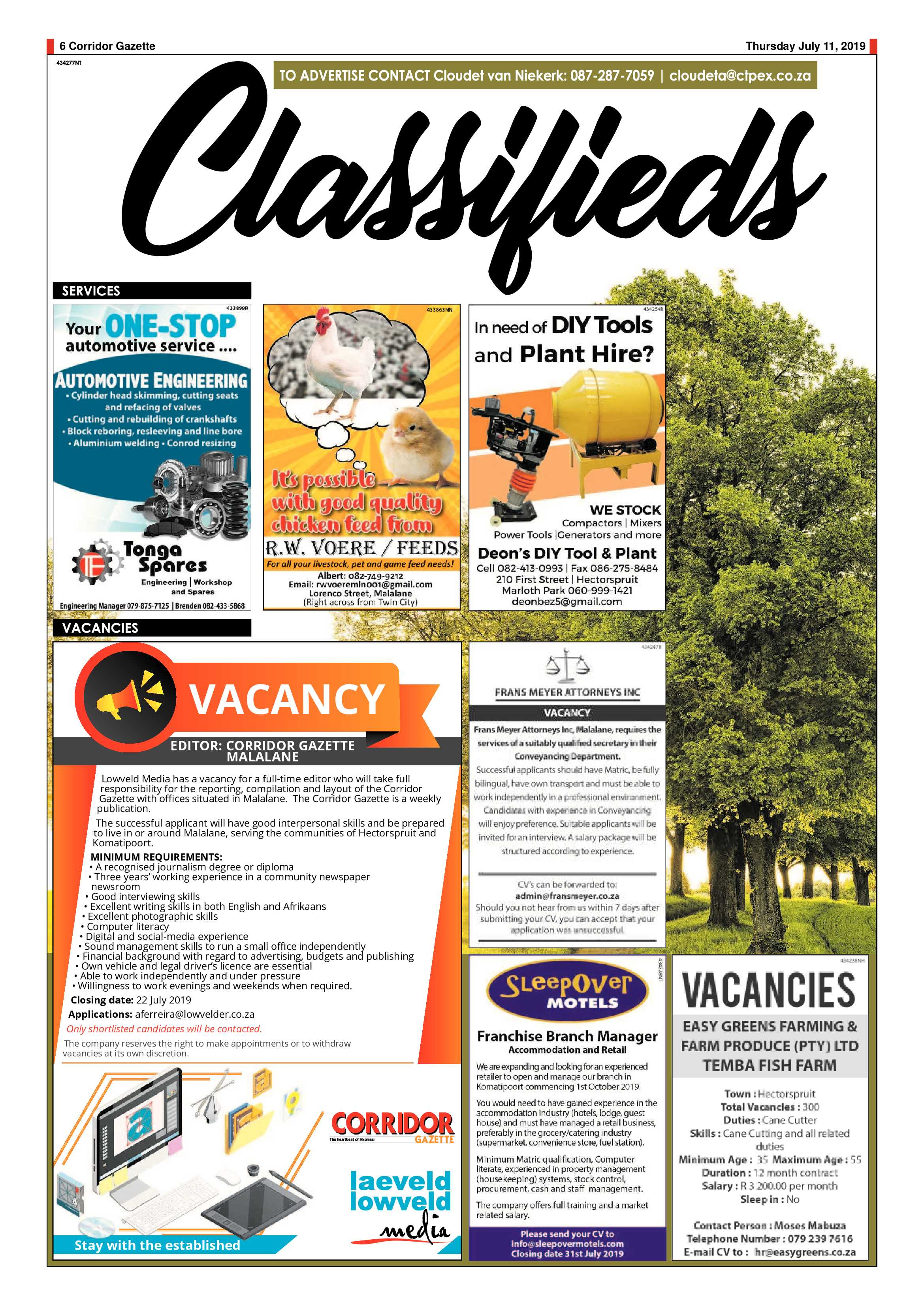 Corridor Gazette 11 July 2019 page 6