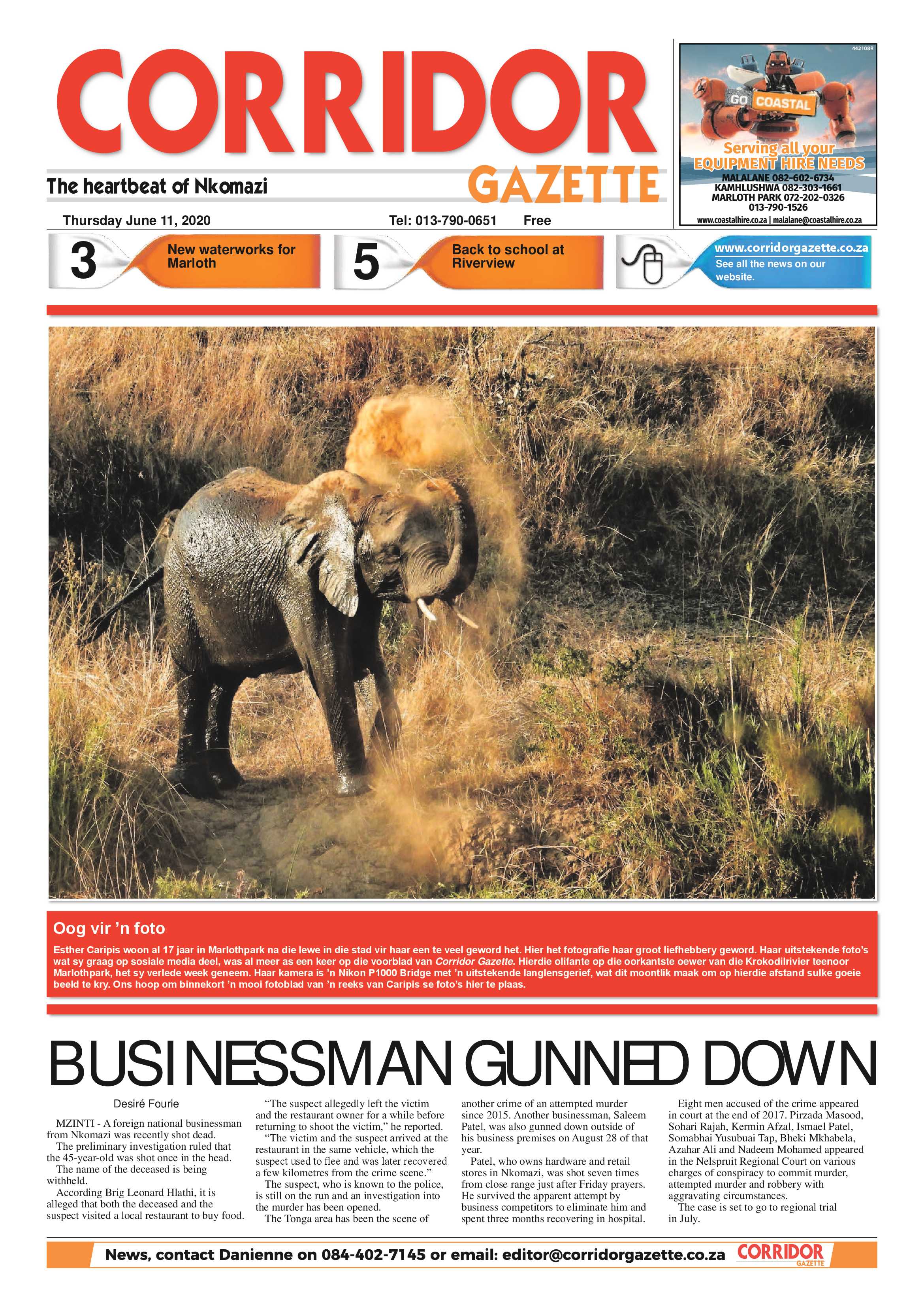 Corridor Gazette 11 June 2020 page 1