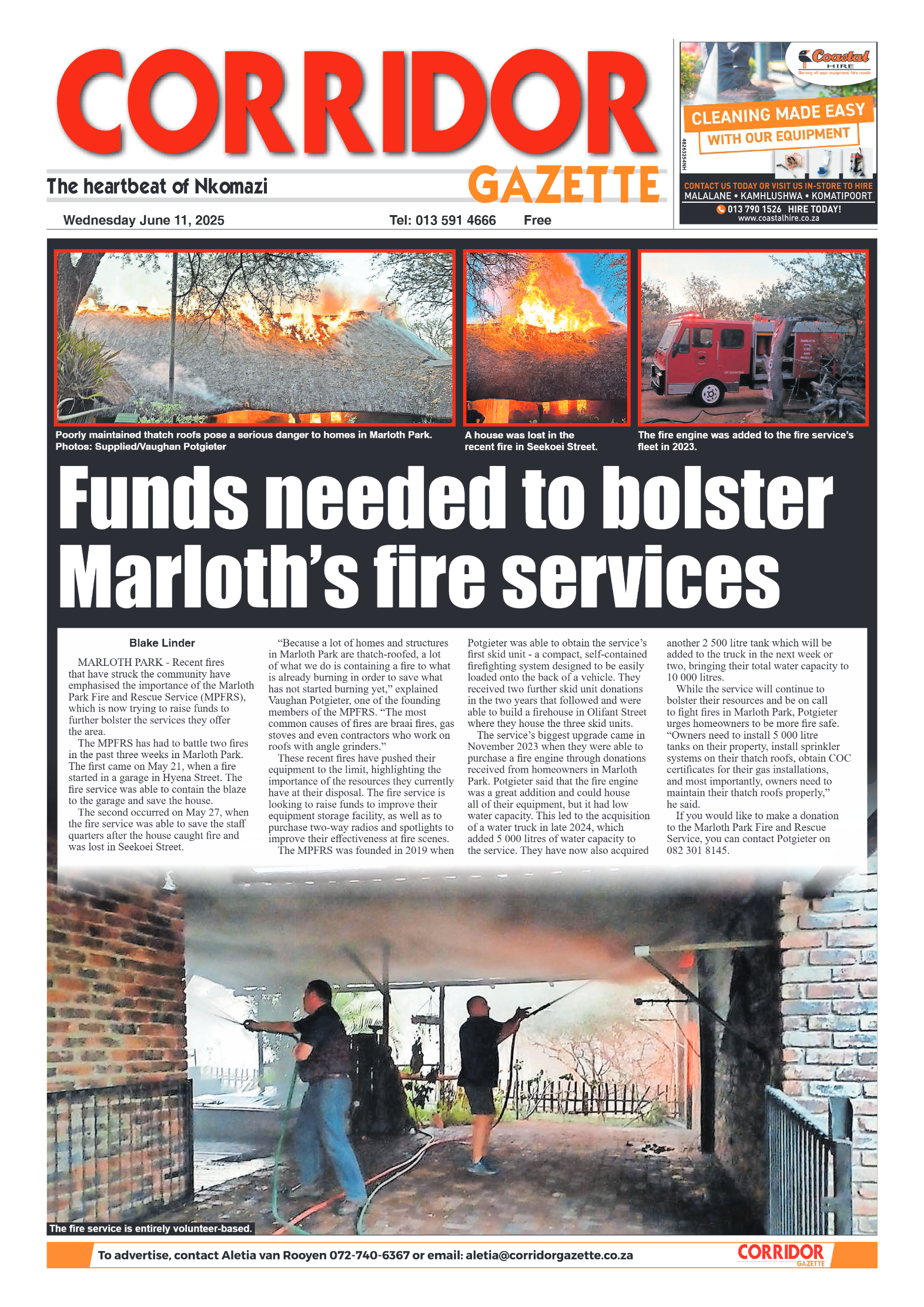 Corridor Gazette 11 June 2025 page 1