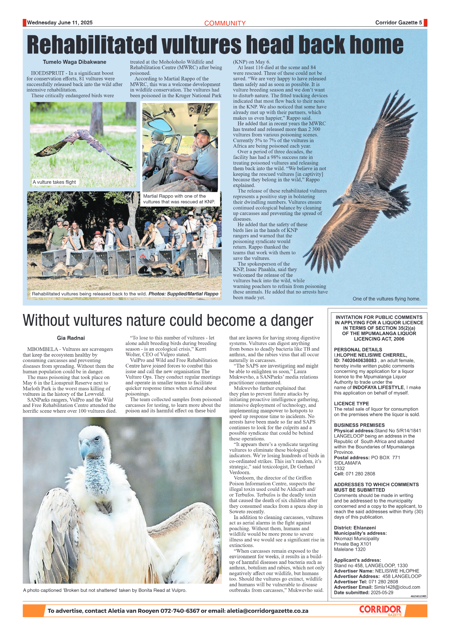 Corridor Gazette 11 June 2025 page 5